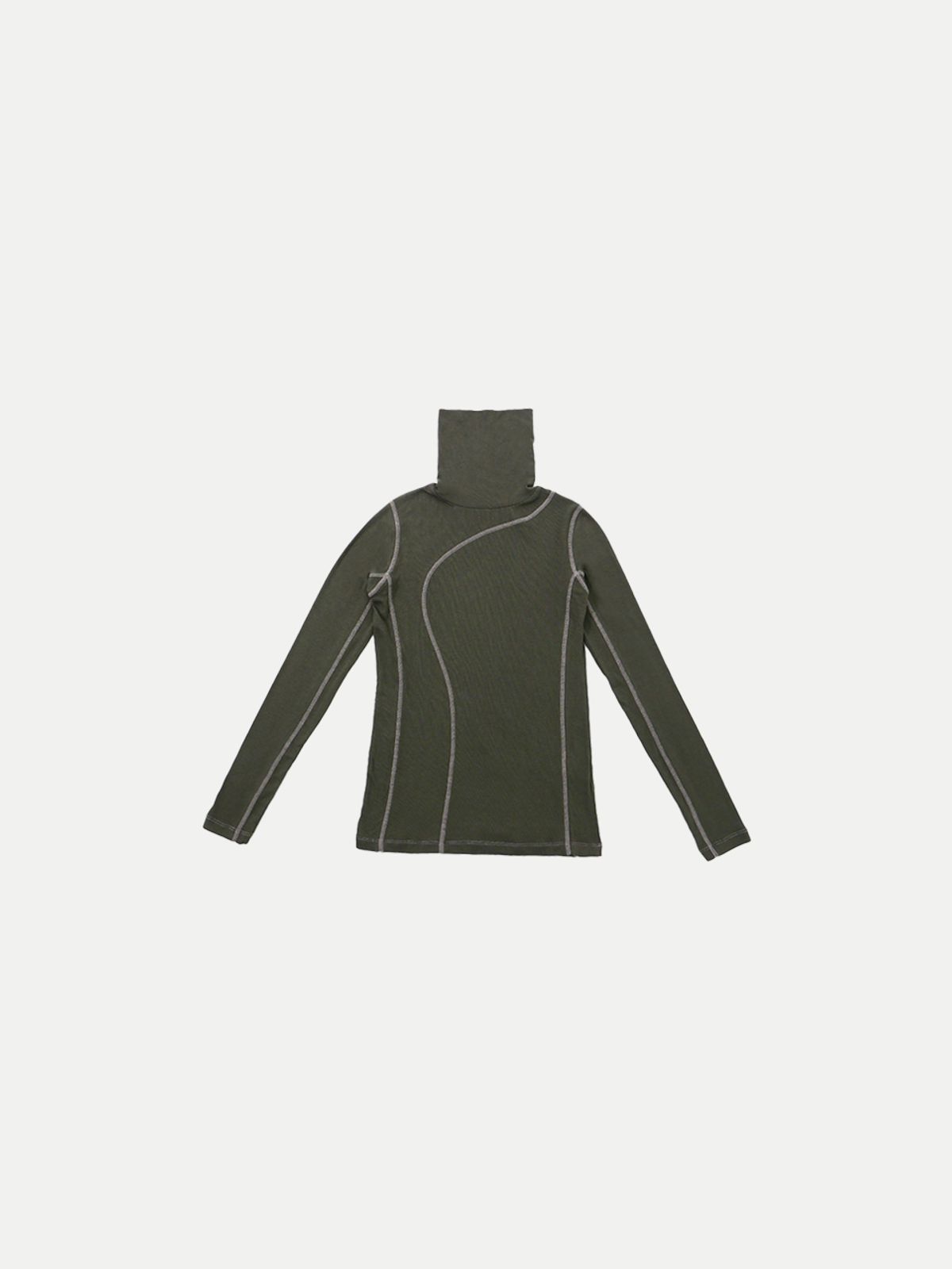 콜로신스(COLOCYNTH) Natural Stalk Turtleneck Khaki