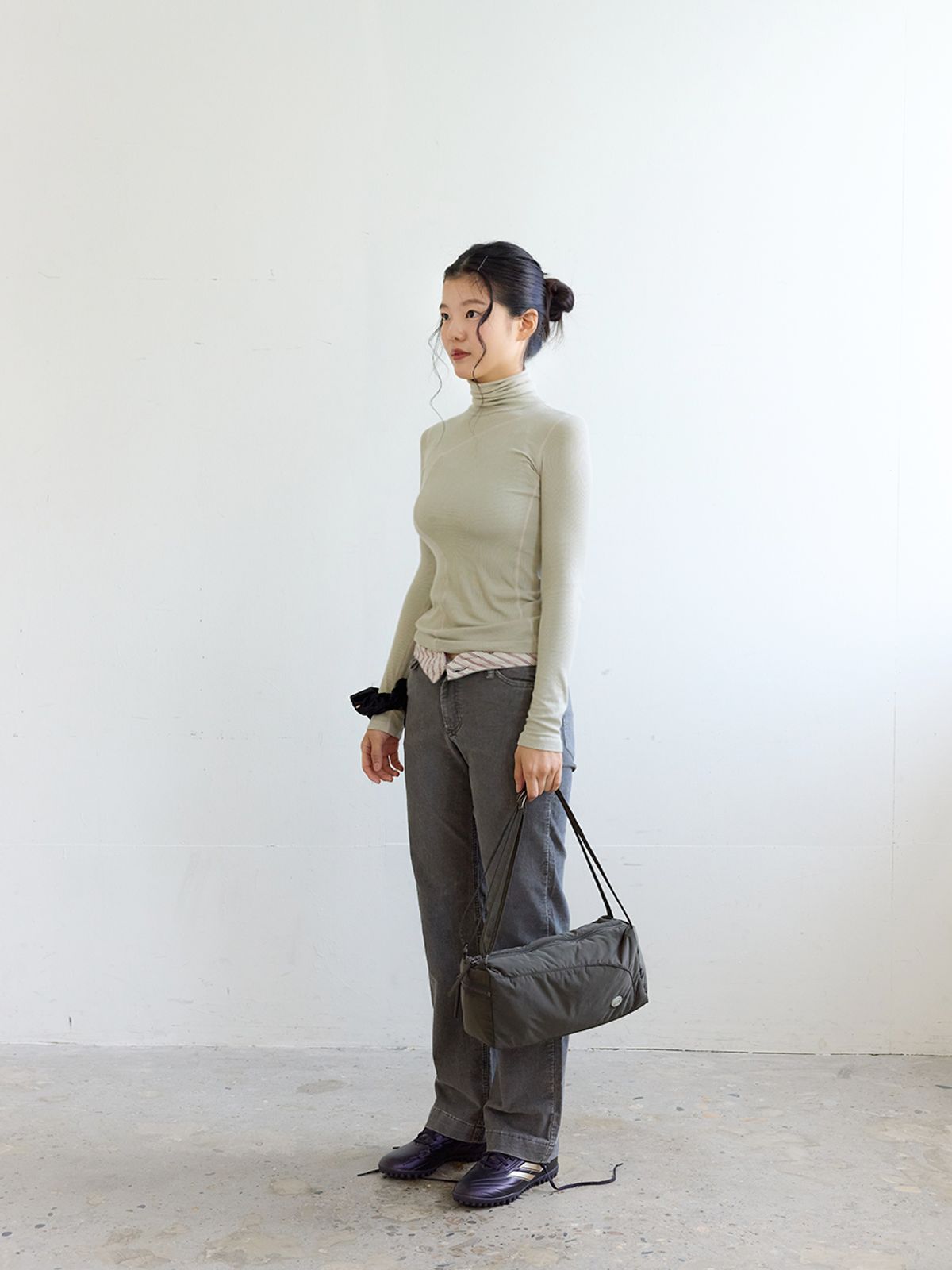 콜로신스(COLOCYNTH) Grandmas Corduroy Pants Light Gray