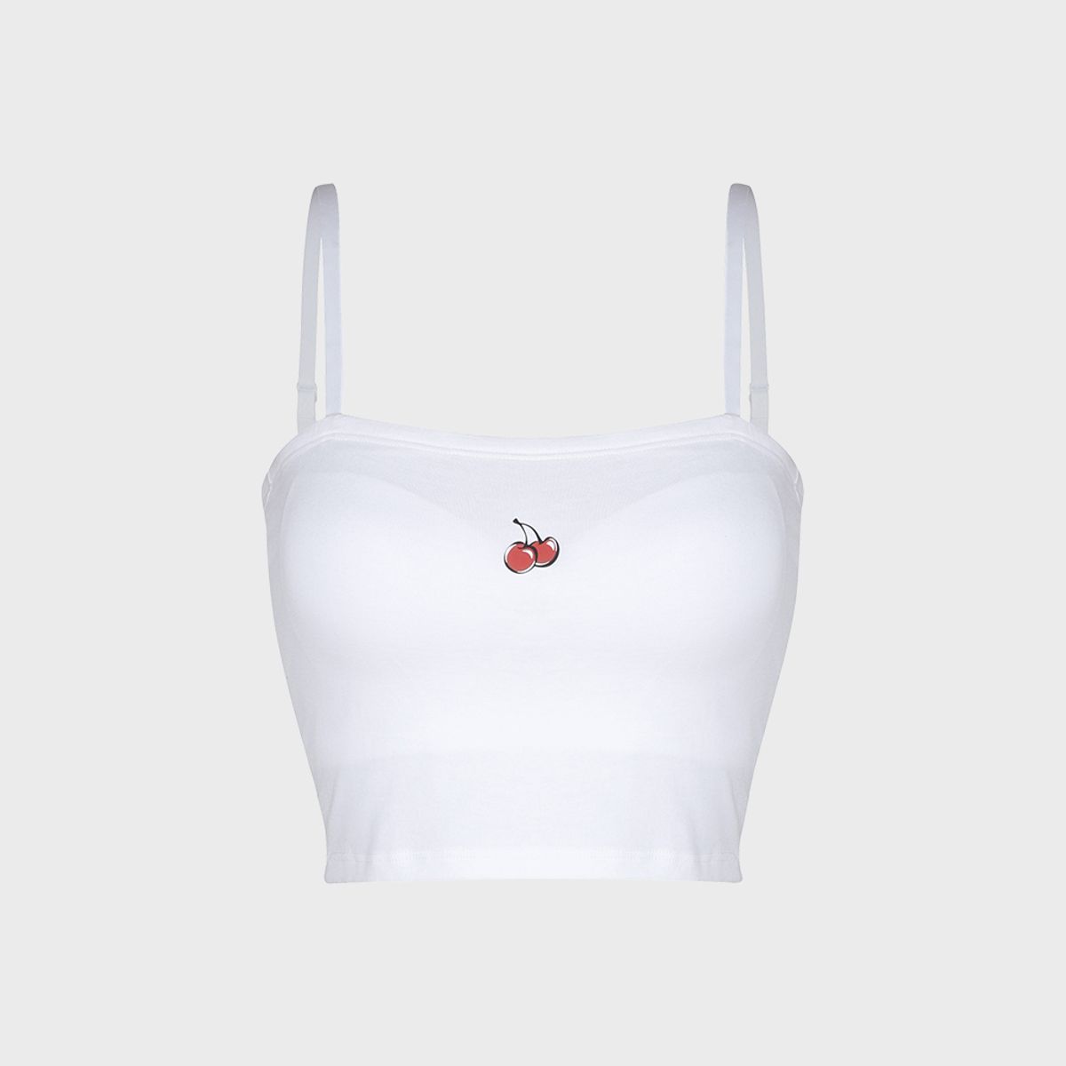 키르시 언더웨어(KIRSH UNDERWEAR) 베이직 크롭 튜브탑 화이트