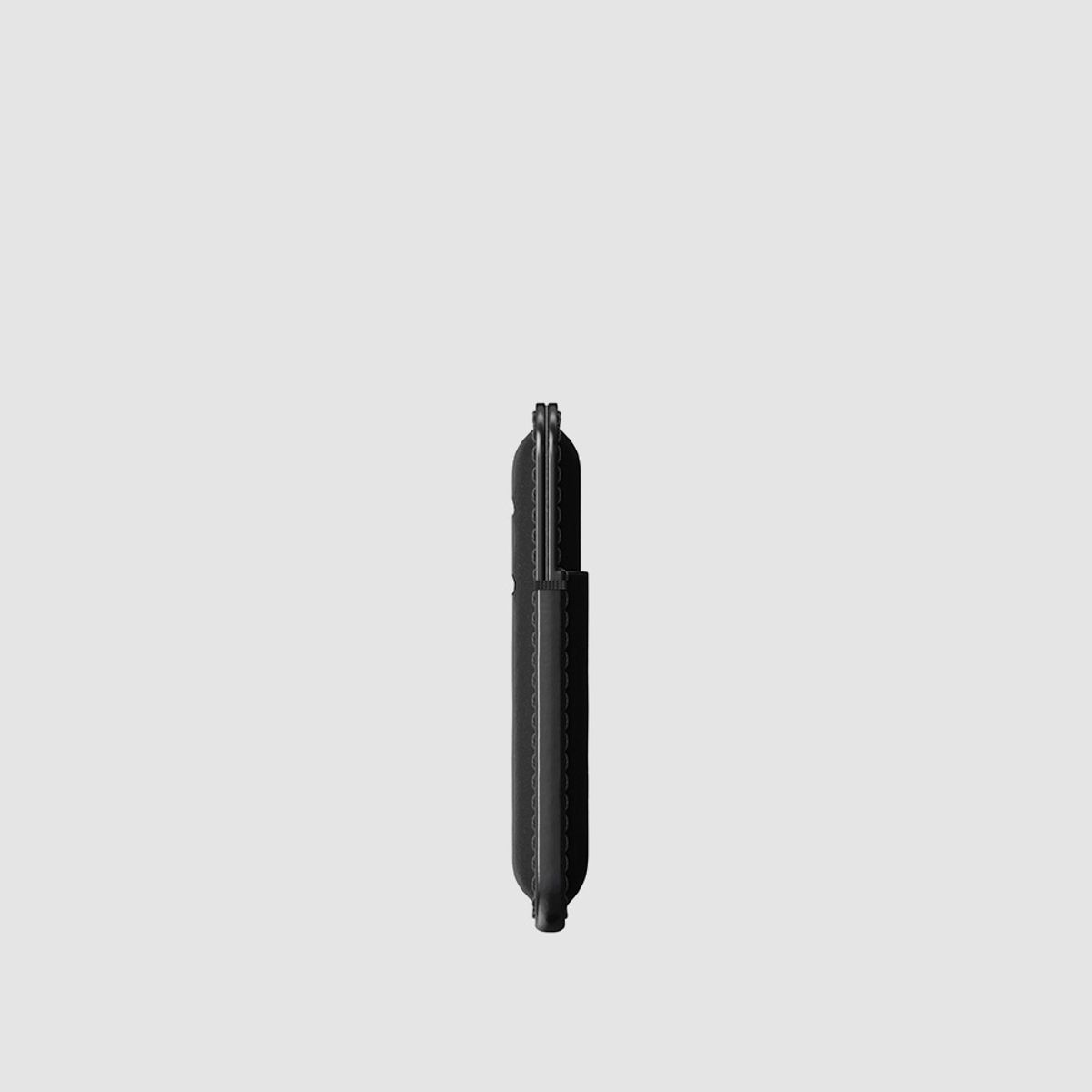 노마드(NOMAD) 베지터블 천연 가죽  남자 카드 지갑 - 호윈 블랙