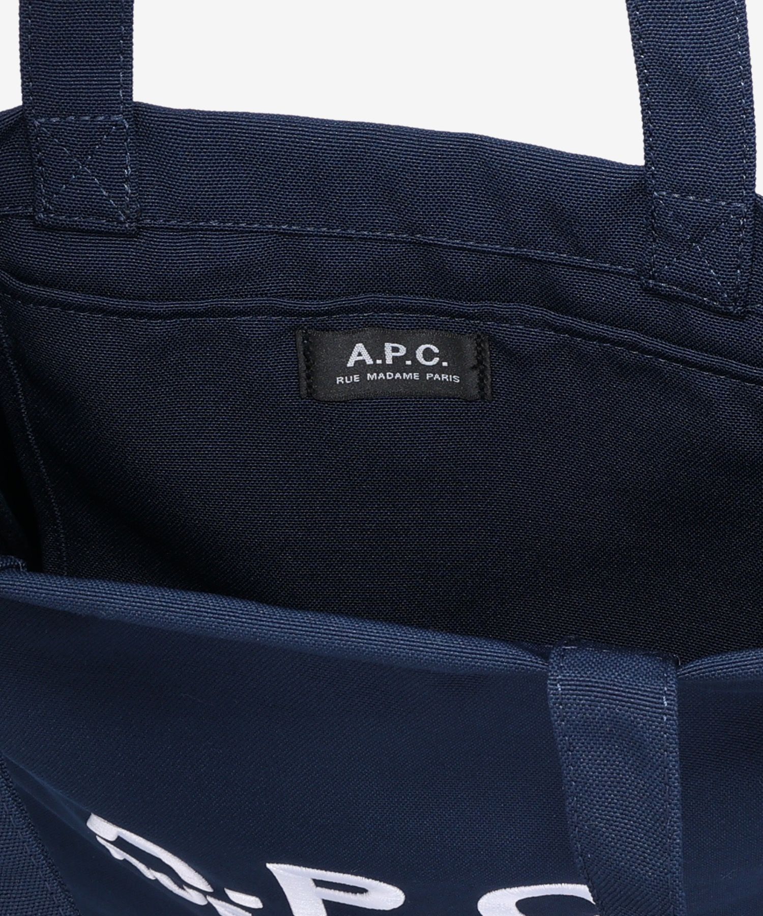 トートバッグ A.P.C. Lou Madame Lou Tote Bag Dark Navy PSAJSM61937IAK PSAJ MUSINSA | A.P.C. Lou Madame Lou Tote Bag - Dark Navy