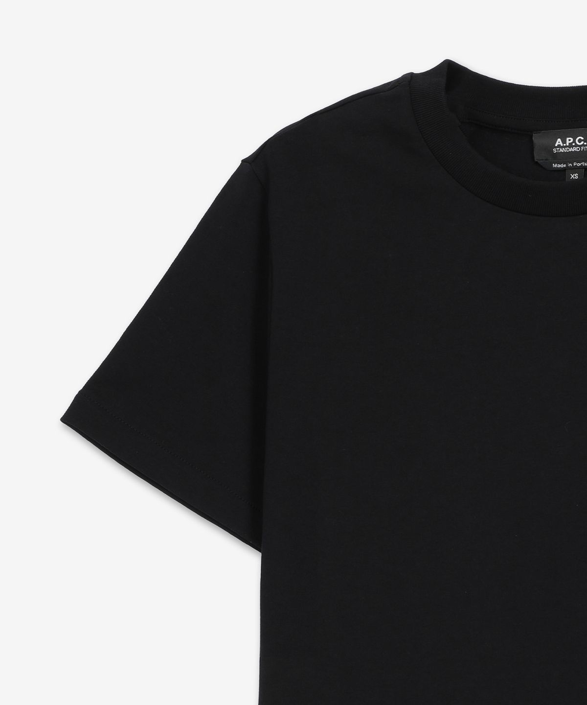 아페쎄(A.P.C.) 루 마담 레귤러핏 반소매 티셔츠 - 블랙:화이트 / COHBUM26388TZC