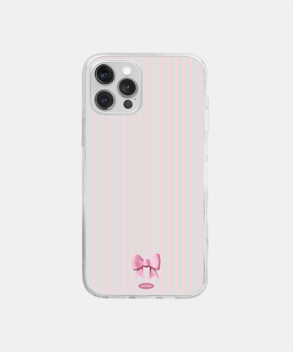 소유템(SOUTEM) Lazy Day Pink Case_Clear