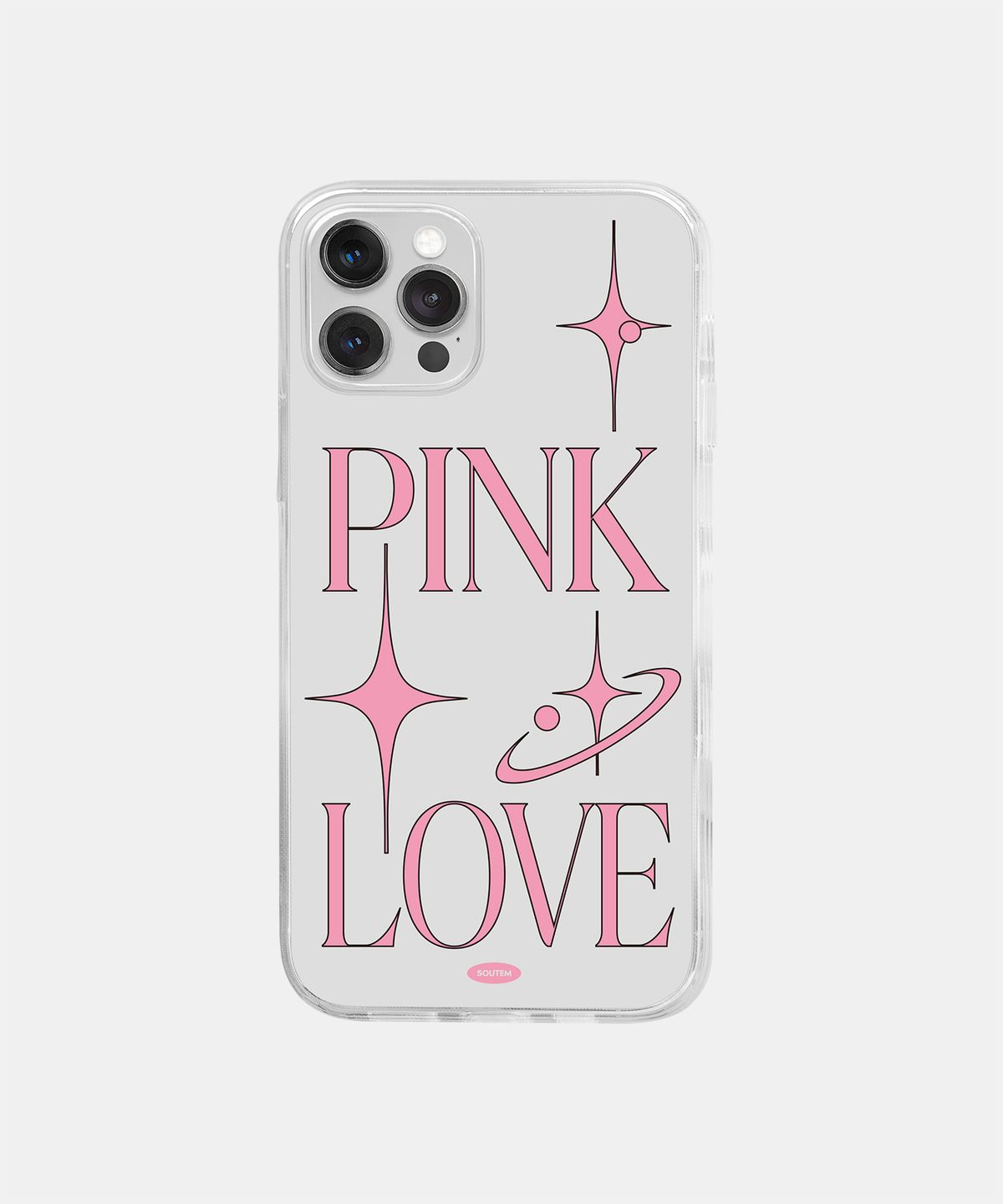 소유템(SOUTEM) Lazy Day Pink Case_Clear