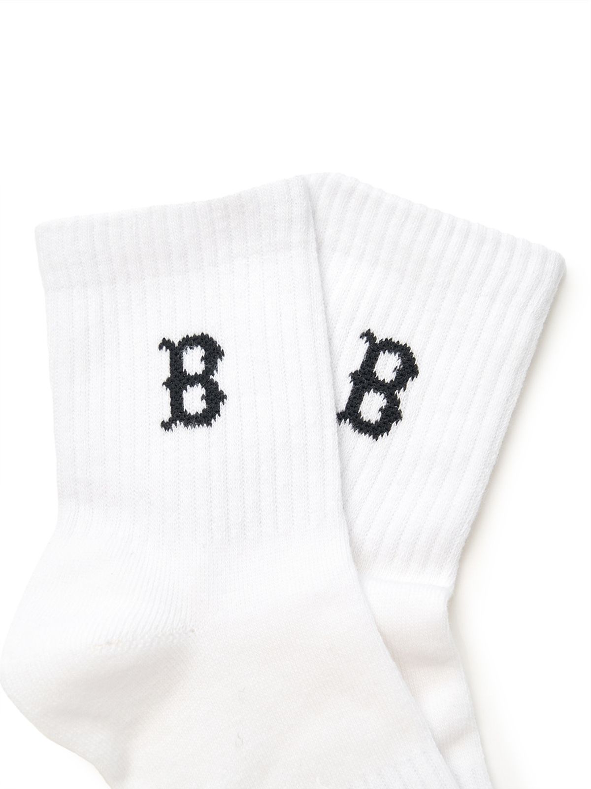 엠엘비(MLB) 데일리 스몰로고 중목양말 3족세트 MLB (Black)