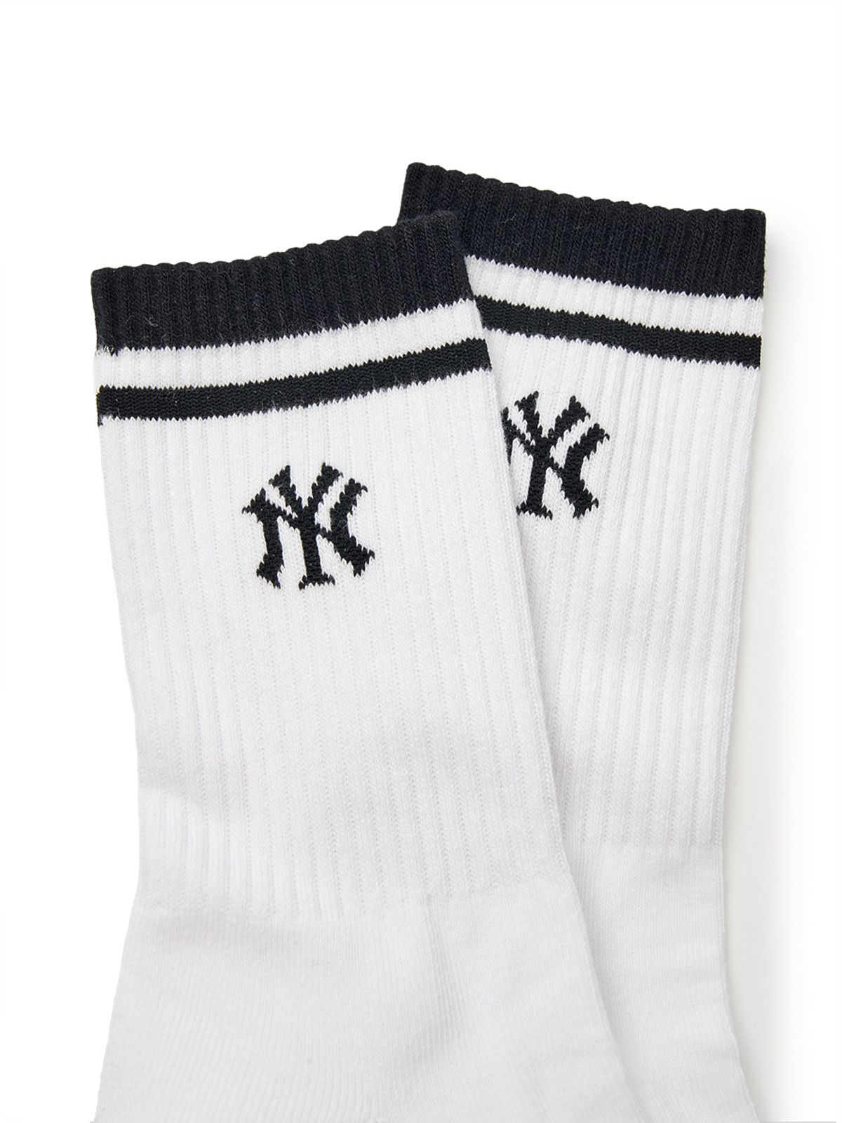 엠엘비(MLB) 데일리 스트라이프 장목양말 3족세트 MLB (White)