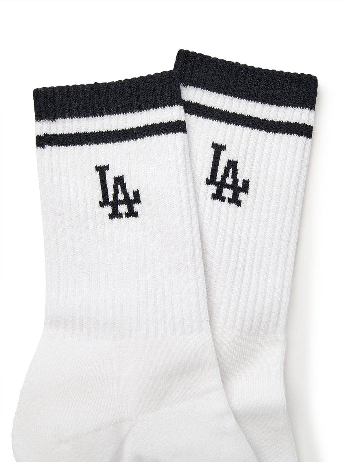 엠엘비(MLB) 데일리 스트라이프 장목양말 3족세트 MLB (White)