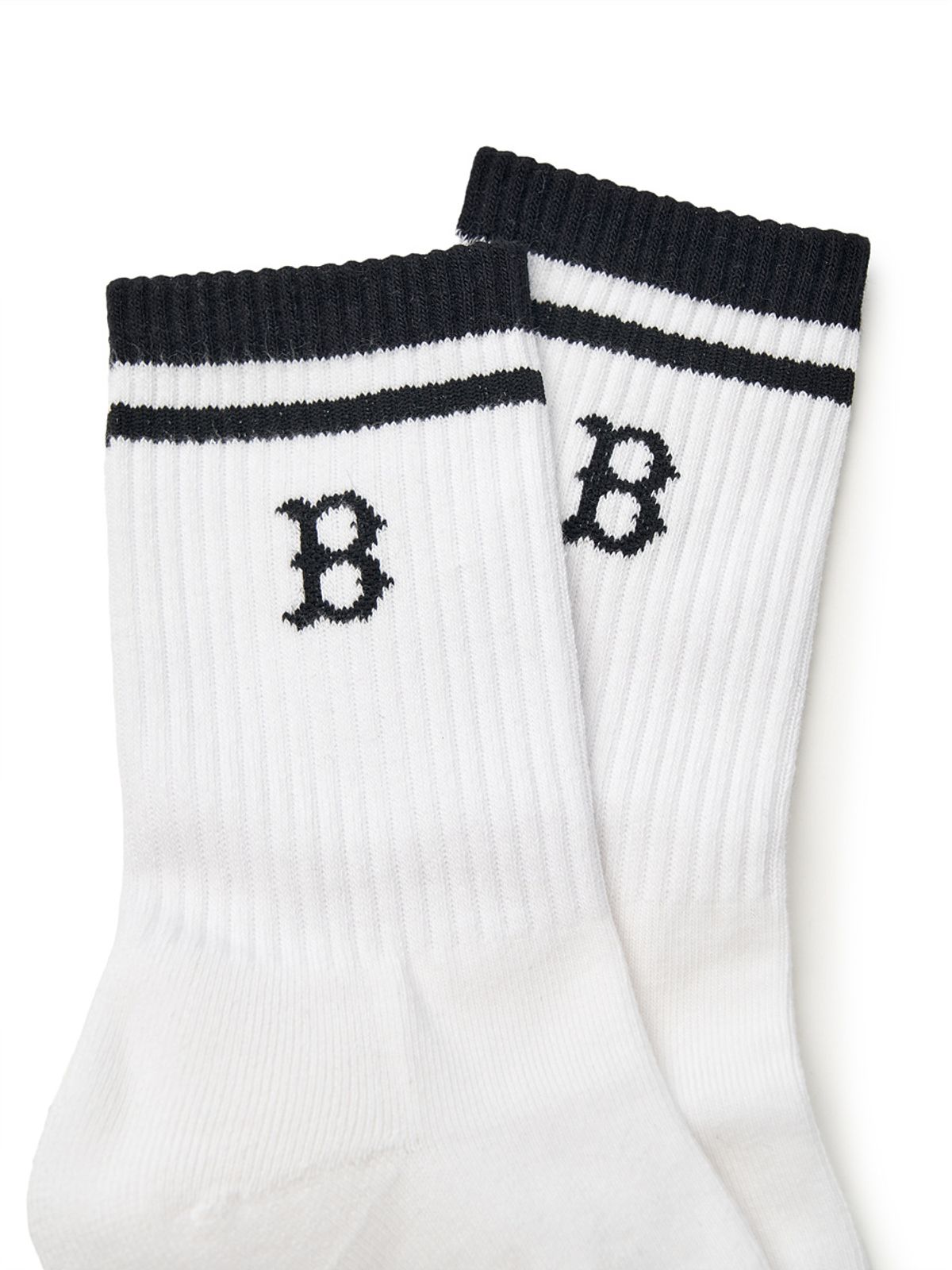 엠엘비(MLB) 데일리 스트라이프 장목양말 3족세트 MLB (White)