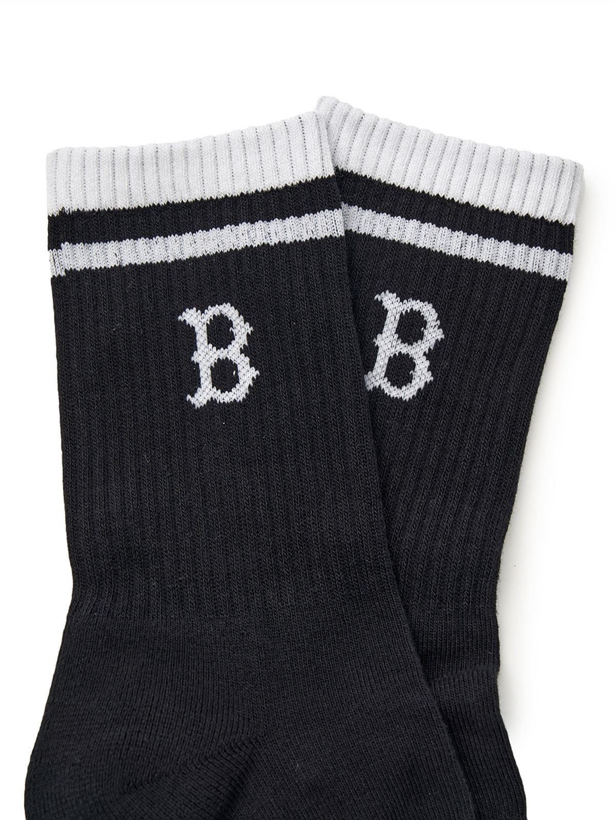 엠엘비(MLB) 데일리 스트라이프 장목양말 3족세트 MLB (Black)