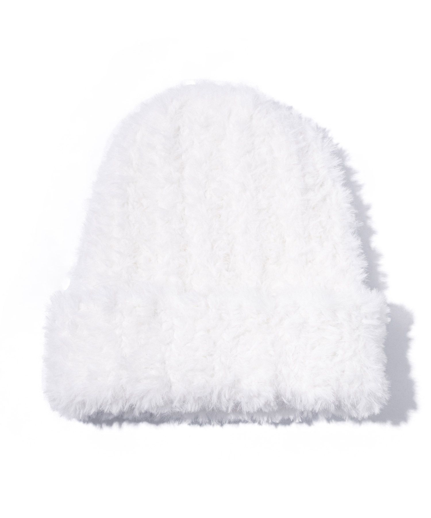 MUSINSA | MASSNOUN Soft Hairy Twig Logo Beanie