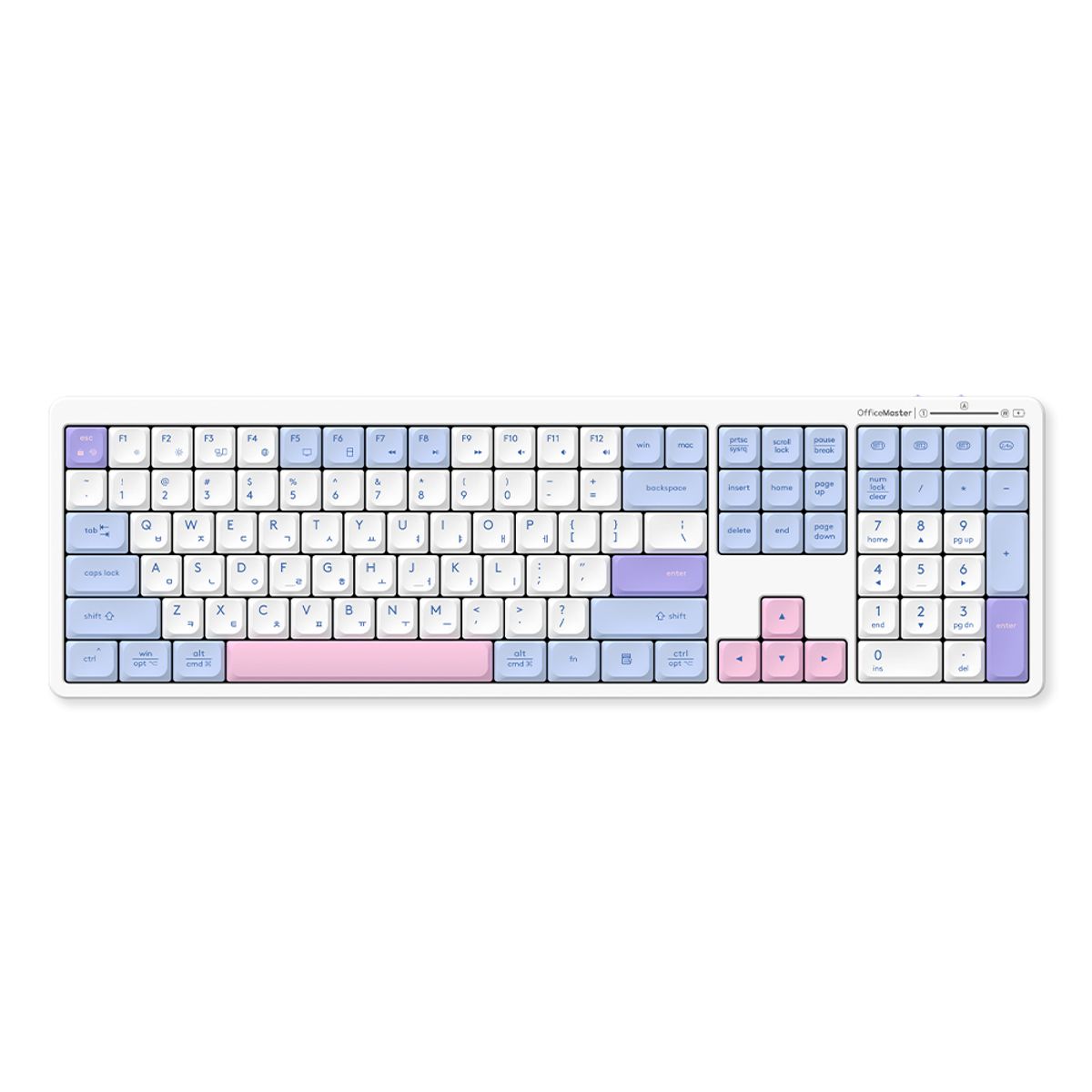한성컴퓨터(HANSUNG COMPUTER) GK698 OfficeMaster 3모드 저소음 펜타그래프 키보드