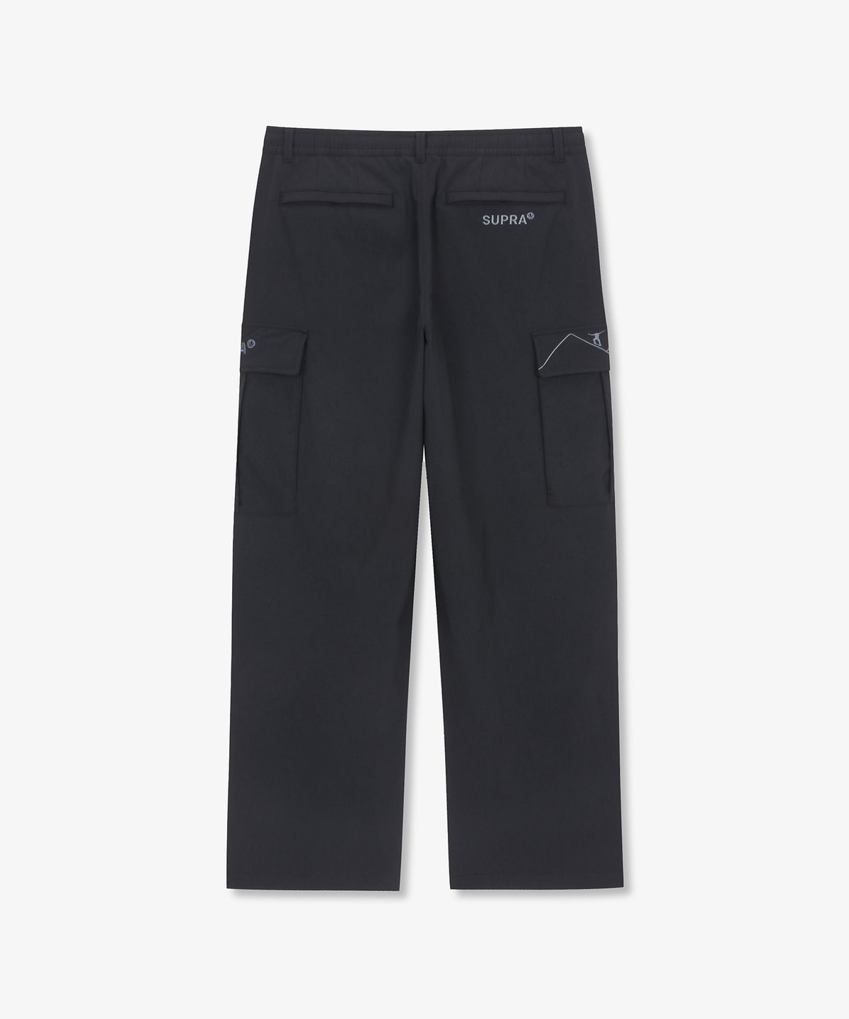 수프라(SUPRA) 여성 카고 스트레이트 팬츠 (BLACK)