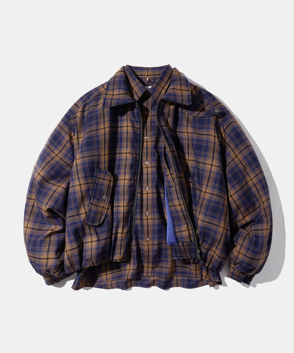다이아몬드 레이라(DIAMOND LAYLA) Layered Camel Navy Mood Check PD9