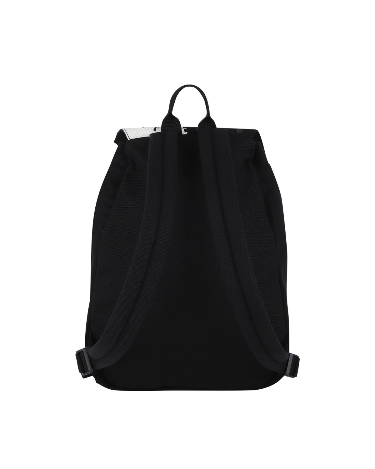 더뮤지엄비지터(THEMUSEUMVISITOR) PATCHWORK STRING MINI BACKPACK (BLACK)