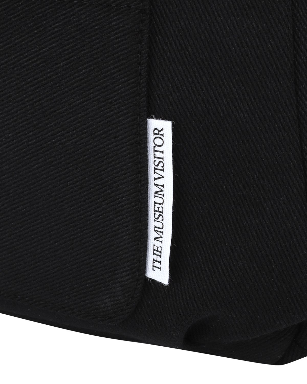 더뮤지엄비지터(THEMUSEUMVISITOR) PATCHWORK STRING MINI BACKPACK (BLACK)