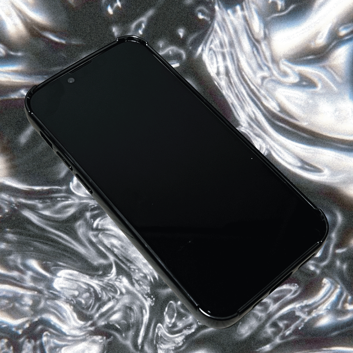 블레임 스튜디오(BLAMESTUDIO) BS logo black wavy case