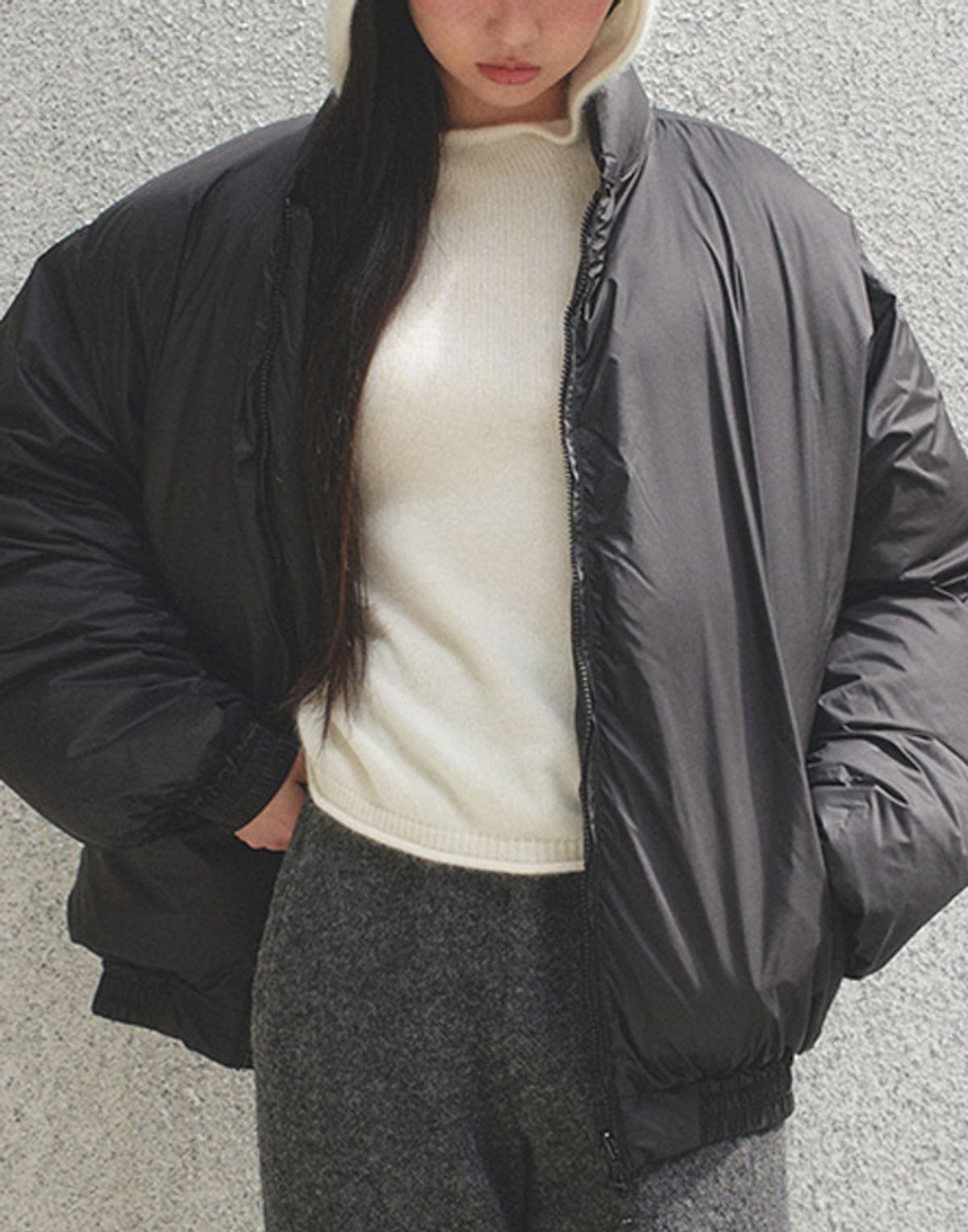 디그(DIGUE) publica reversible JP (wellon 100% / BLACK)
