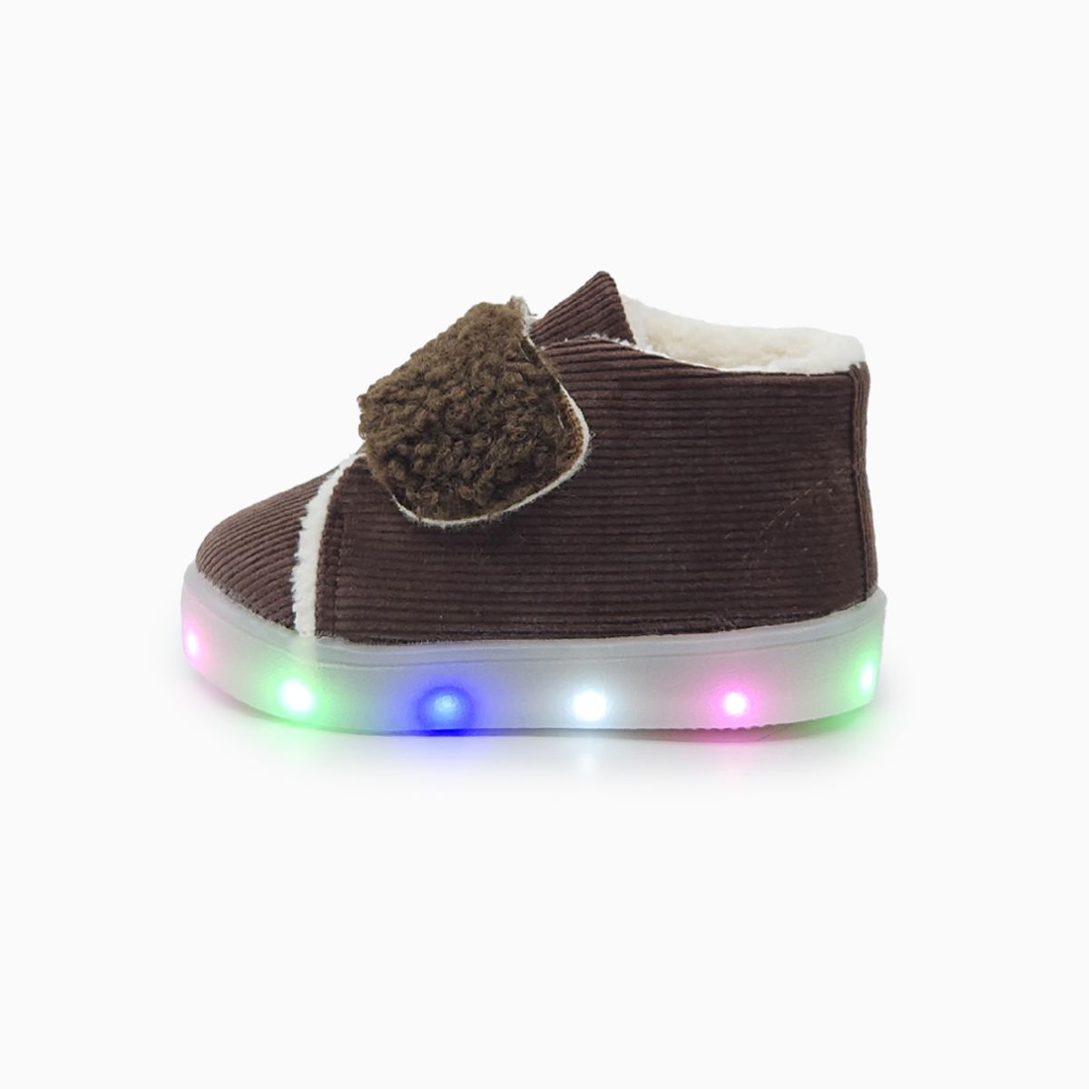 베이비솔(BABYSOLE) 코듀로이 LED슈즈