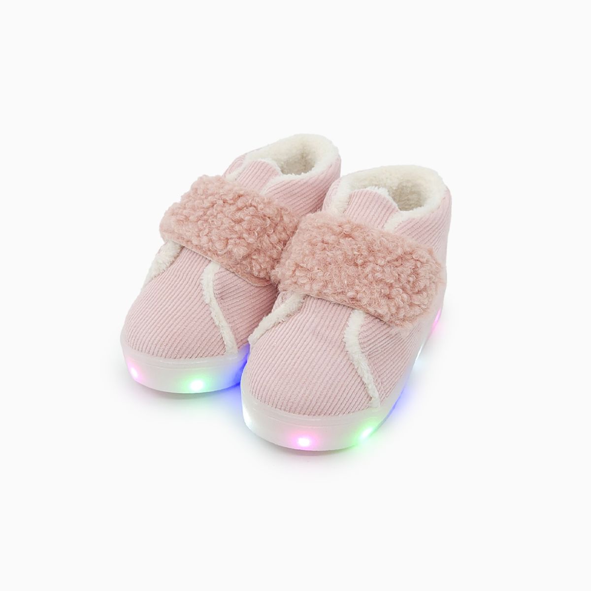 베이비솔(BABYSOLE) 코듀로이 LED슈즈