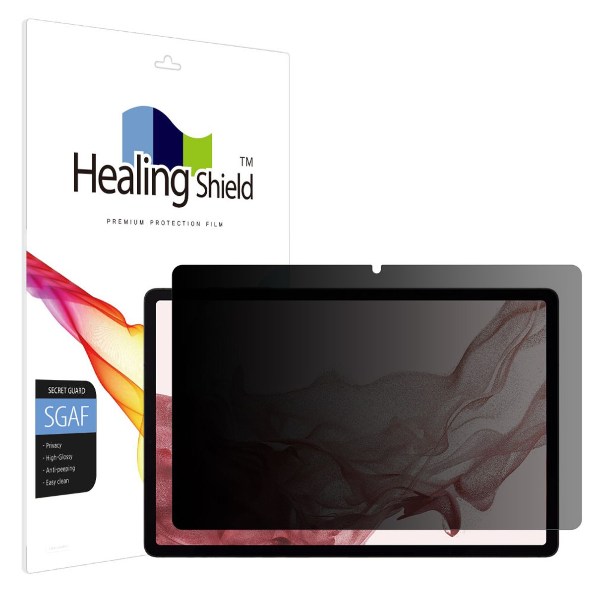힐링쉴드(HEALINGSHIELD) 갤럭시탭S9 플러스 프라이버시 사생활 보호필름 액정
