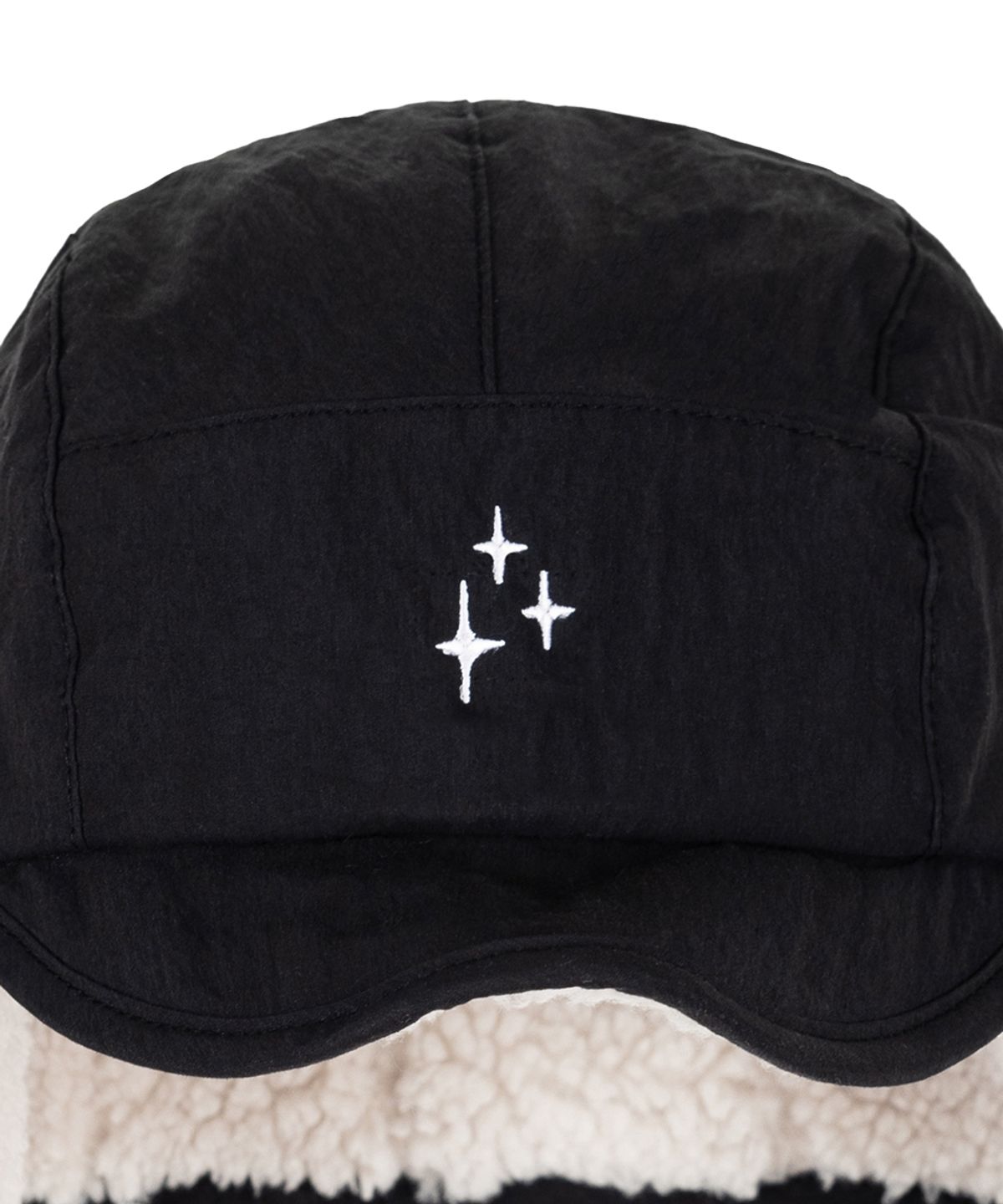 누프에블루(NEUFETBLEU) NEB fleece reversible trooper hat (black)