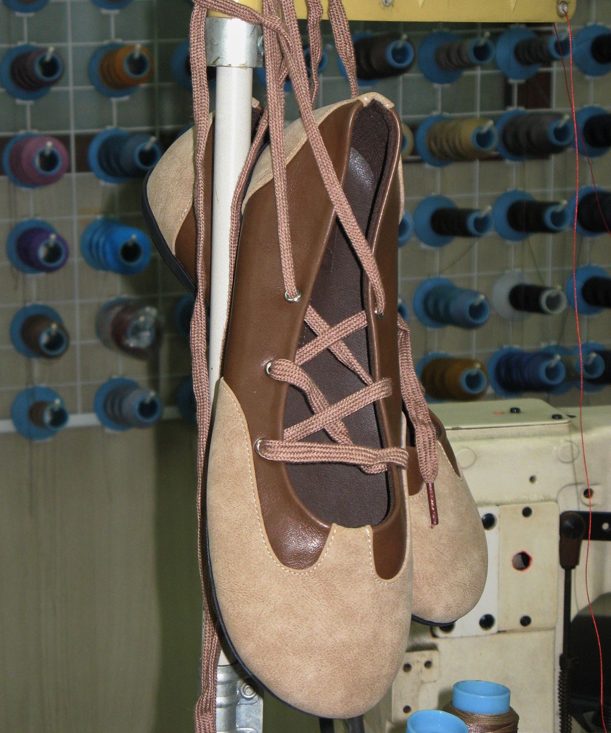 포기무디(FOGGY MOODY) Tender 0003. Combi Lace-Up Flats - 4colors