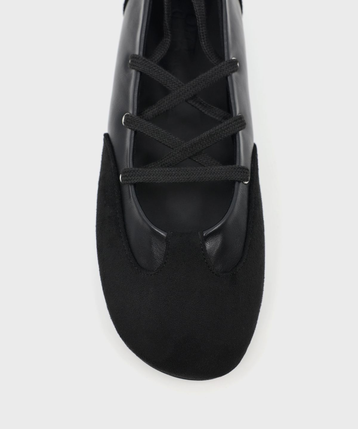 포기무디(FOGGY MOODY) Tender 0003. Combi Lace-Up Flats - 4colors
