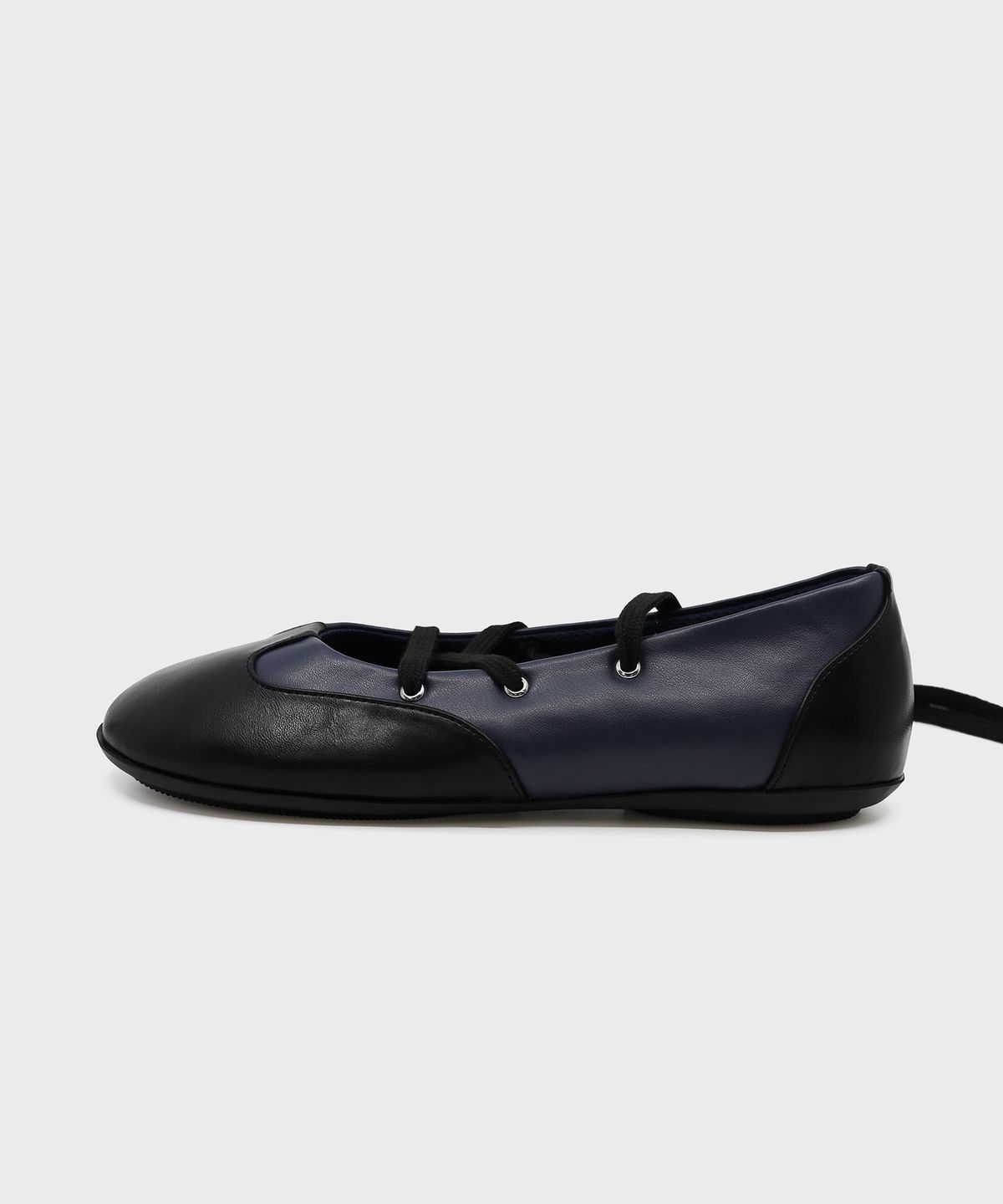 포기무디(FOGGY MOODY) Tender 0003. Combi Lace-Up Flats - 4colors
