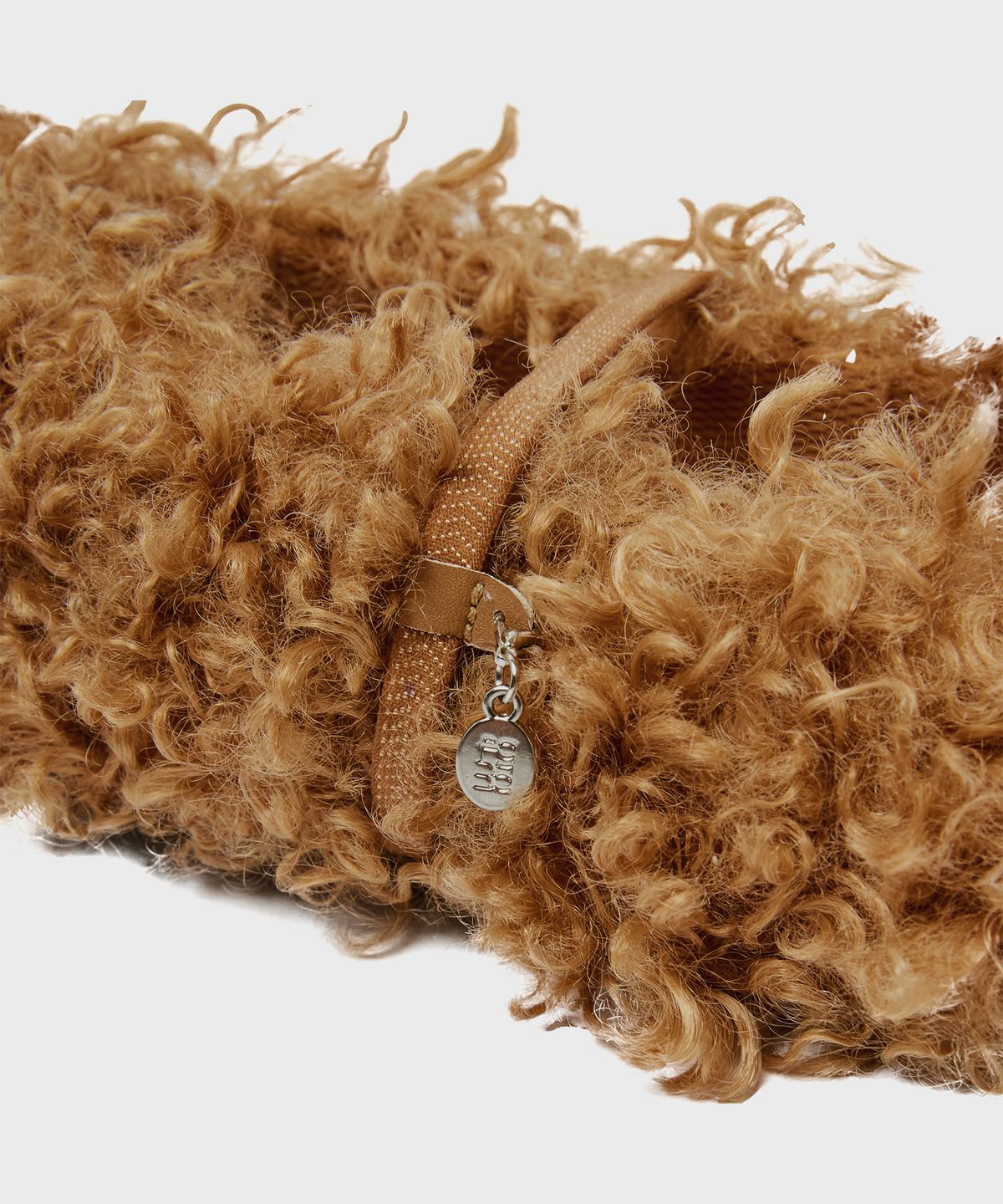 포기무디(FOGGY MOODY) Fur Baby 0013. Curly Poodle Flats - 4colors