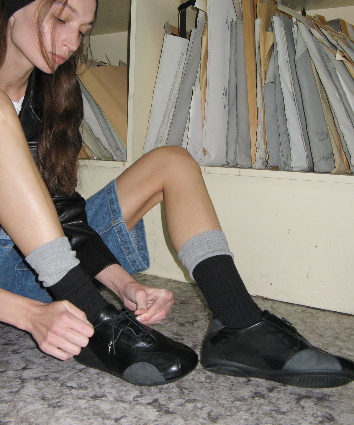 포기무디(FOGGY MOODY) Lonely 0009. Inside Lace-Up - 5colors