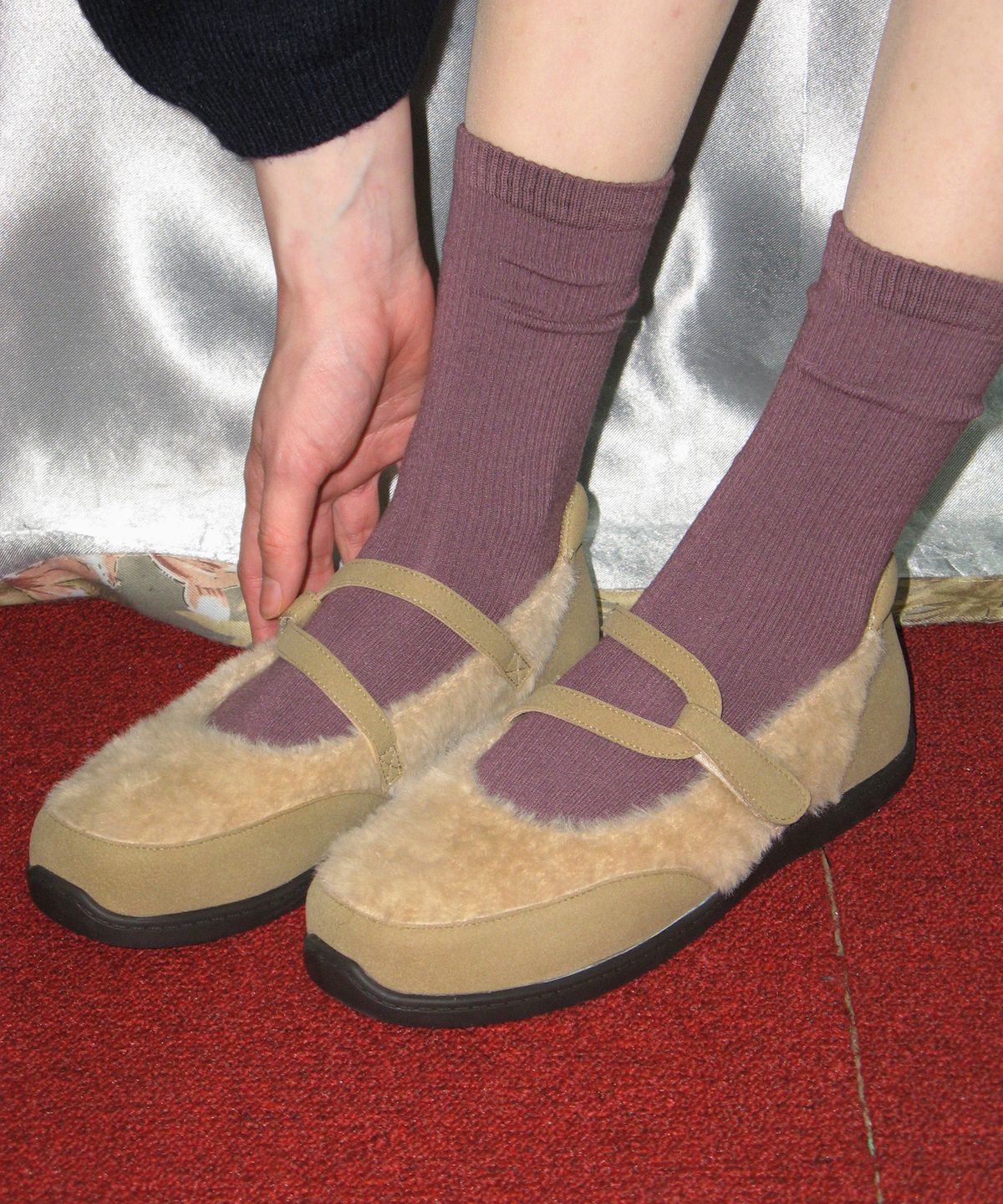 포기무디(FOGGY MOODY) Warm Bitter 0002-1. Rubber Sole Curved Velcro - 3colors