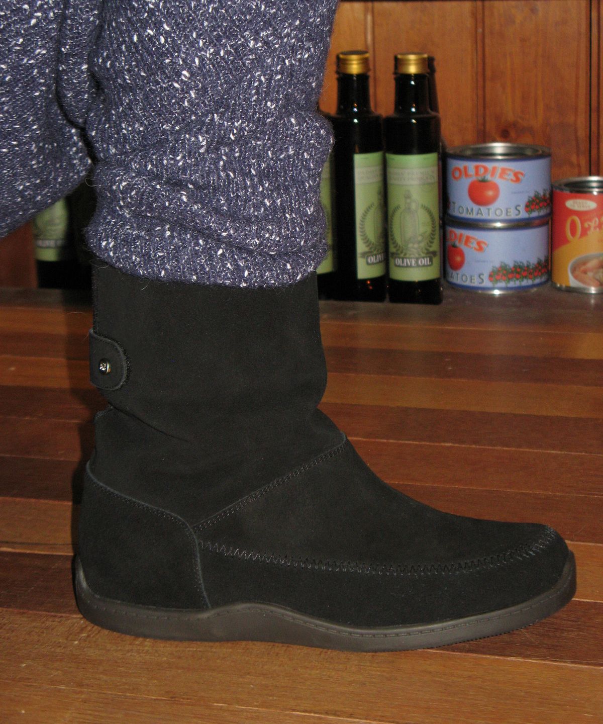 포기무디(FOGGY MOODY) Merry 0011. Velcro Shearling Boots - 3colors