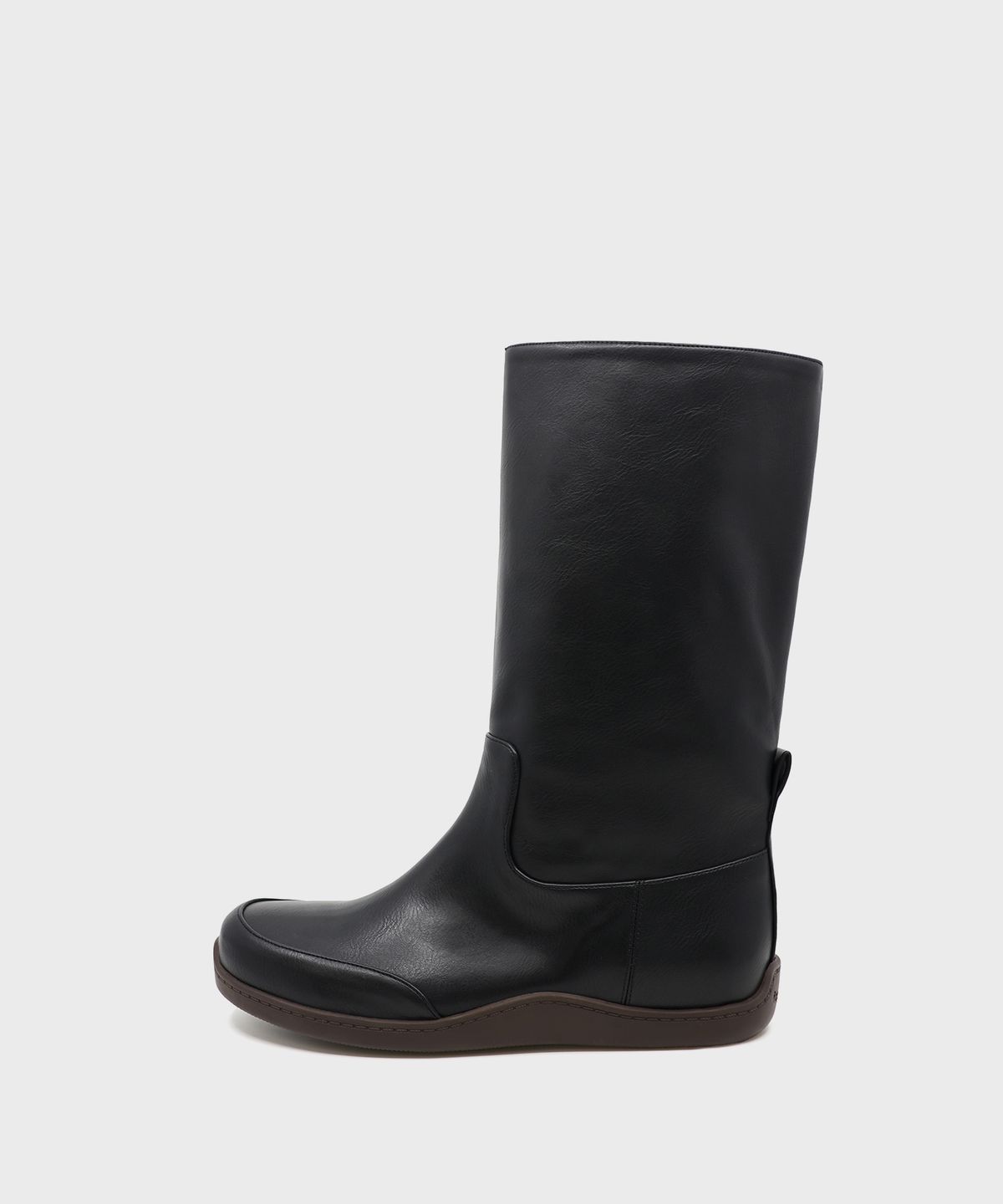 포기무디(FOGGY MOODY) Keen 0005-1. Rubber Sole Mid-Leg Boots - 3colors