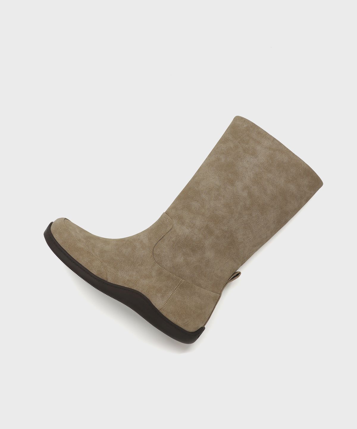 포기무디(FOGGY MOODY) Keen 0005-1. Rubber Sole Mid-Leg Boots - 3colors