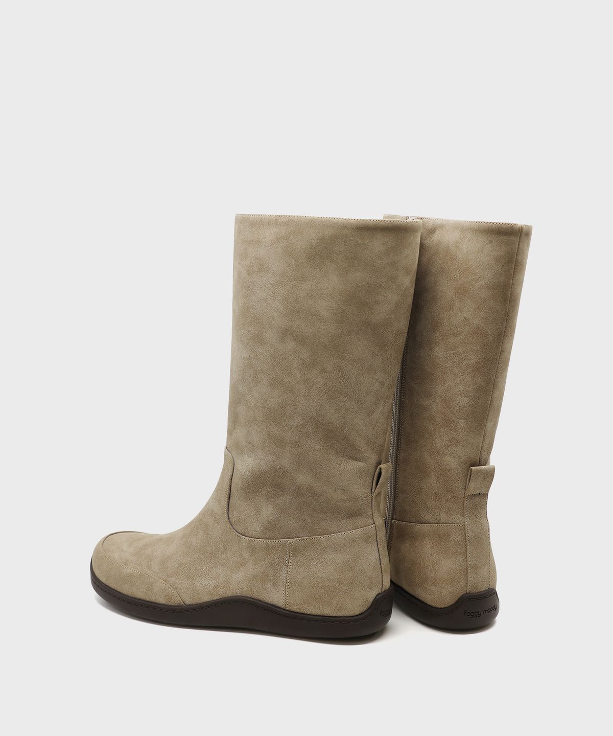 포기무디(FOGGY MOODY) Keen 0005-1. Rubber Sole Mid-Leg Boots - 3colors