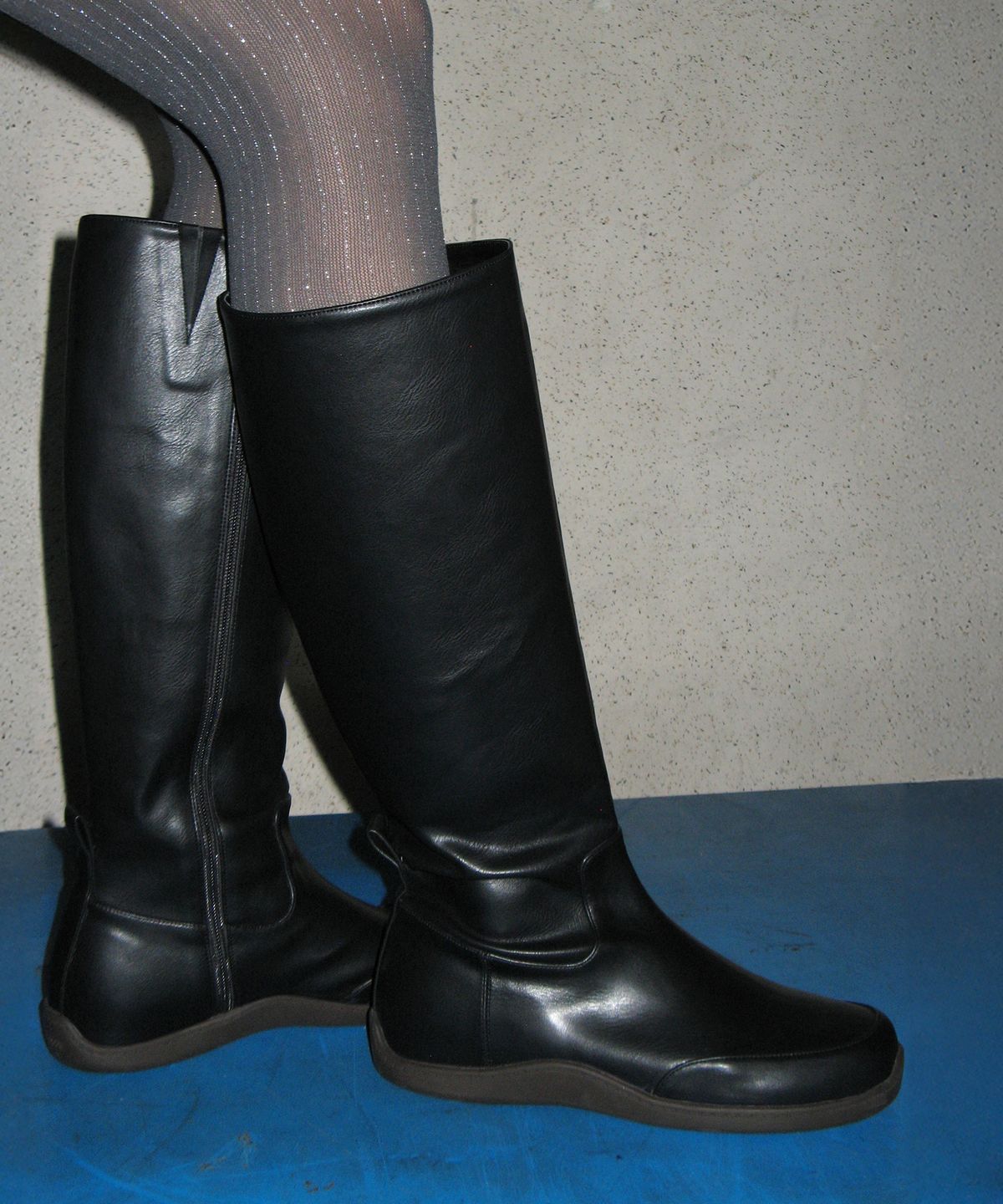 포기무디(FOGGY MOODY) Keen 0005-2. Rubber Sole High-Leg Boots - 3colors