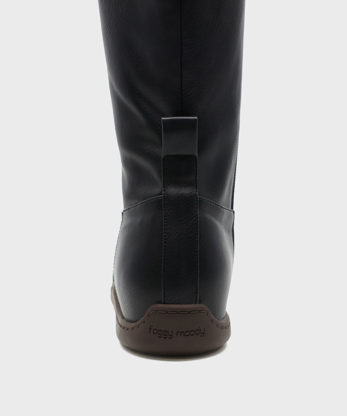 포기무디(FOGGY MOODY) Keen 0005-2. Rubber Sole High-Leg Boots - 3colors