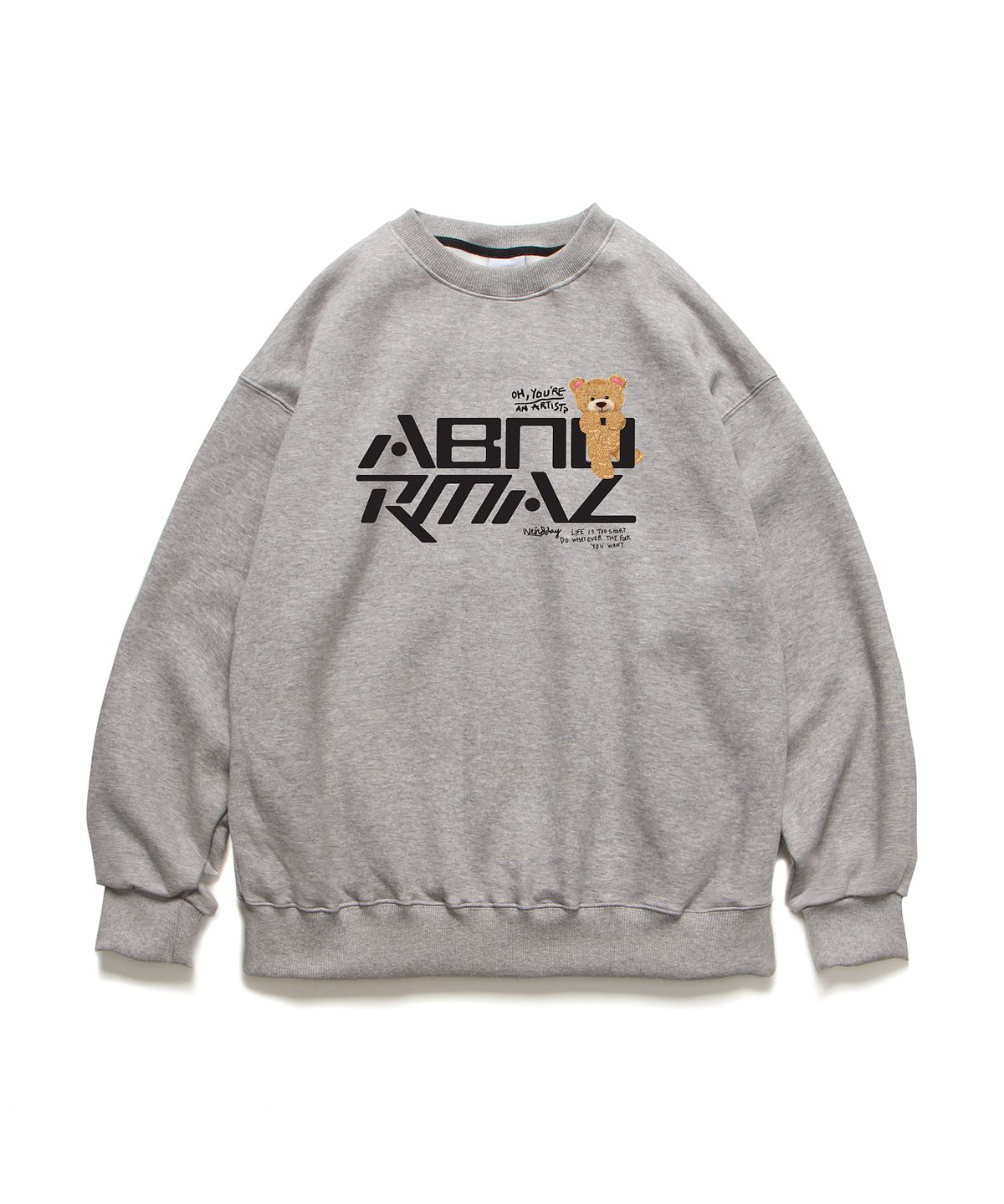 앱놀머씽(ABNORMALTHING) 심볼릭 베어 크루넥 3컬러 (SYMBOLIC BEAR CREWNECK 3 COLOR)