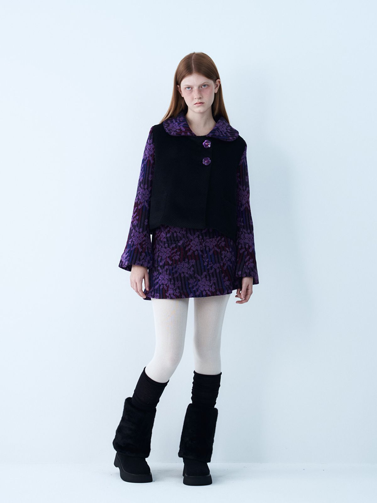 쎄쎄쎄(SETSETSET) GRANNY MINI SKIRT