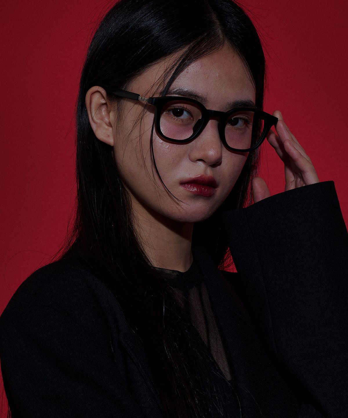 리끌로우(RECLOW) RC VIS 블루라이트 안경 MATTE BLACK