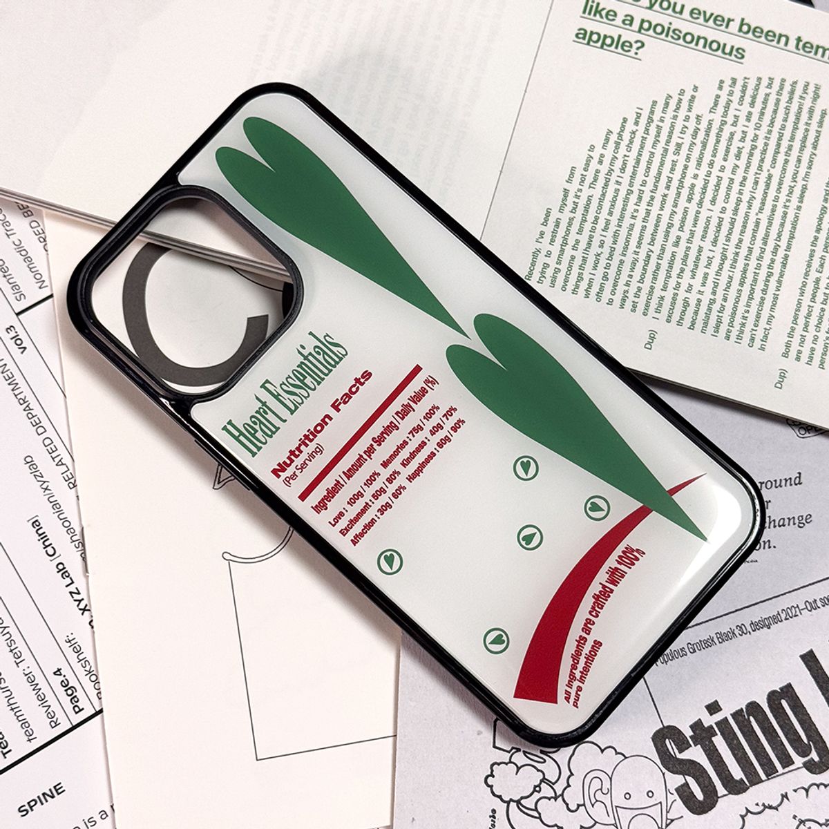 메모리즈바운더리(MEMORIESBOUNDARY) Sweet Heart Treats Phone Case (Green)