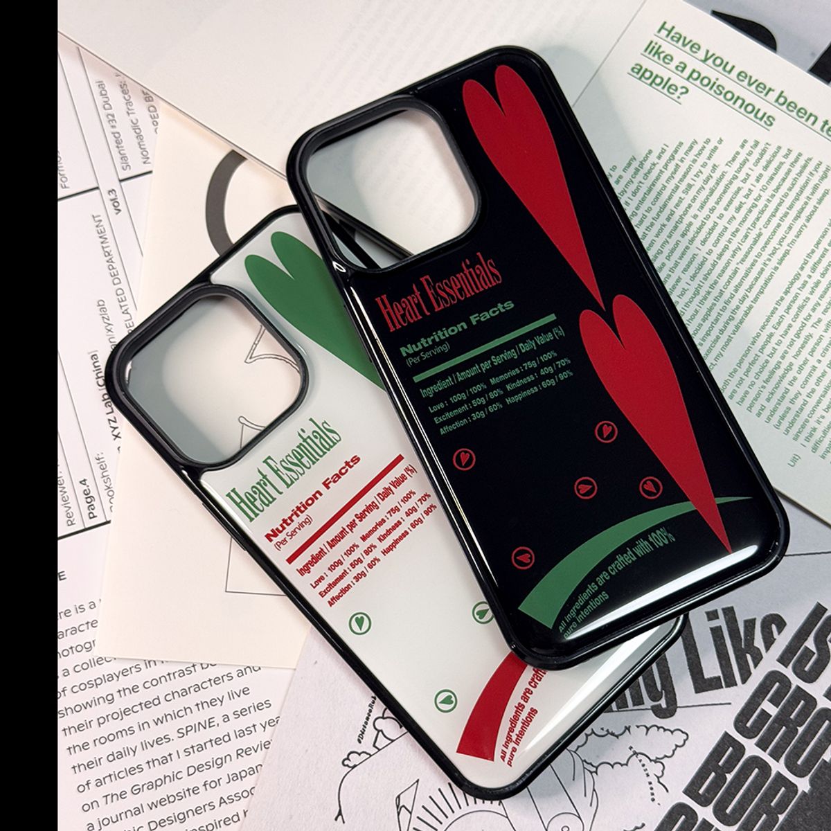 메모리즈바운더리(MEMORIESBOUNDARY) Sweet Heart Treats Phone Case (Green)