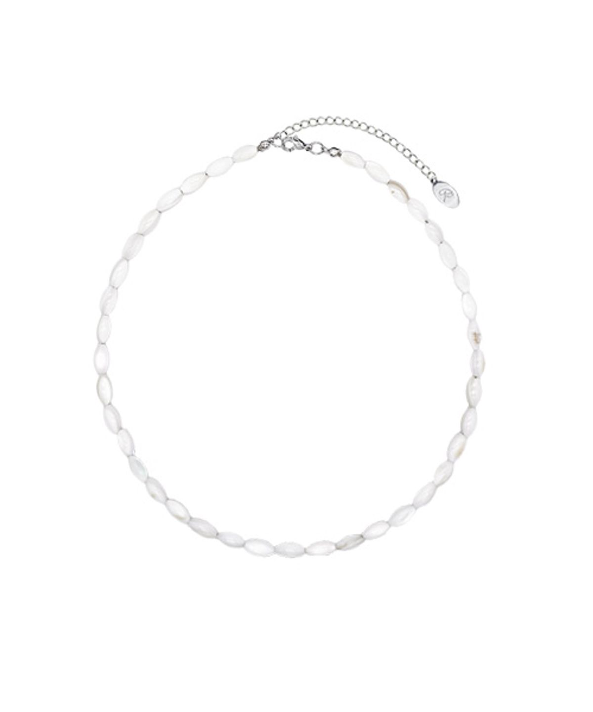 랜덤오프(RANDOMOFF) Bohemian sage Necklace [smoke white]