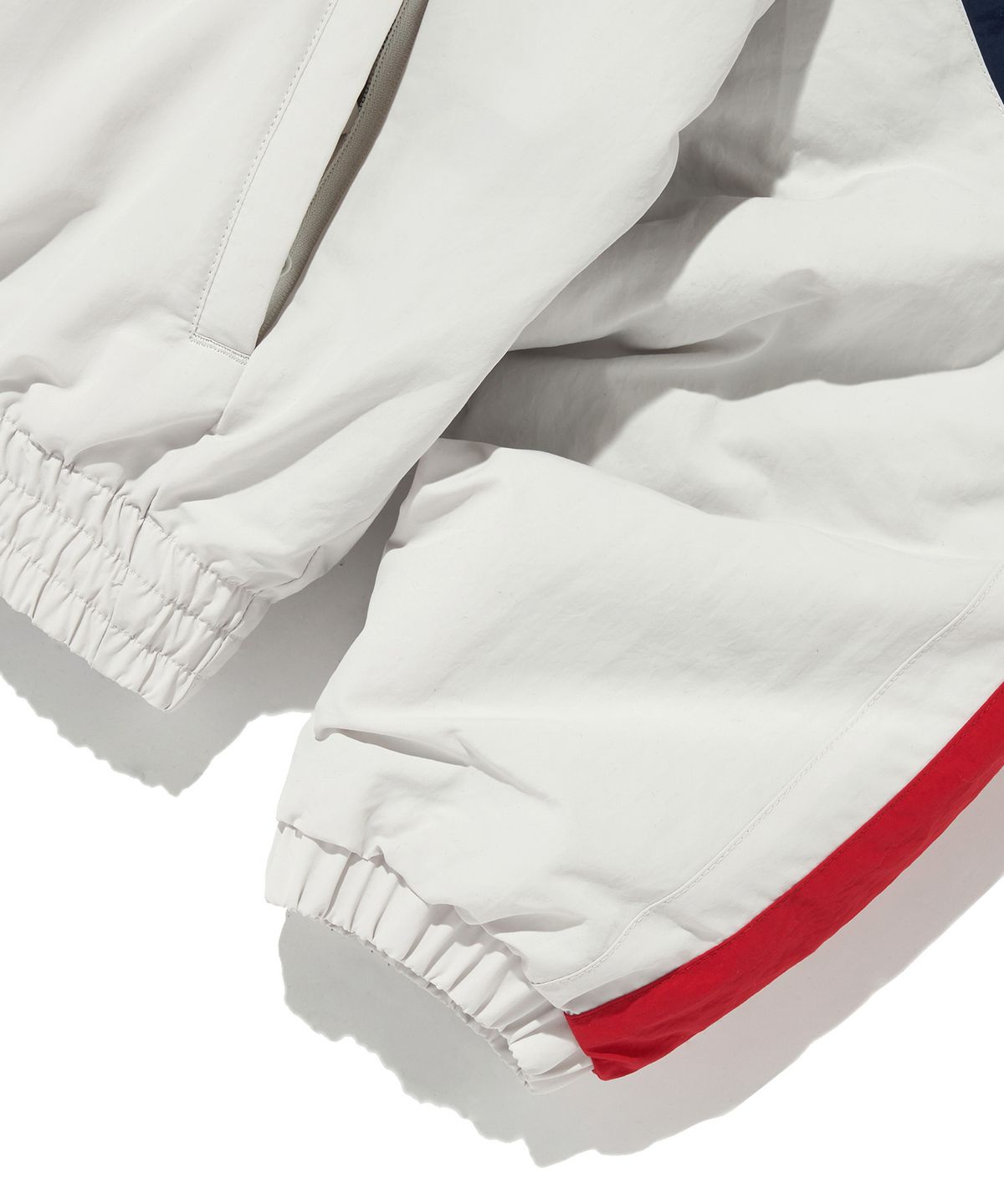 리복(REEBOK) 헤리티지 크롭 패딩 자켓(W) - 베이지:네이비