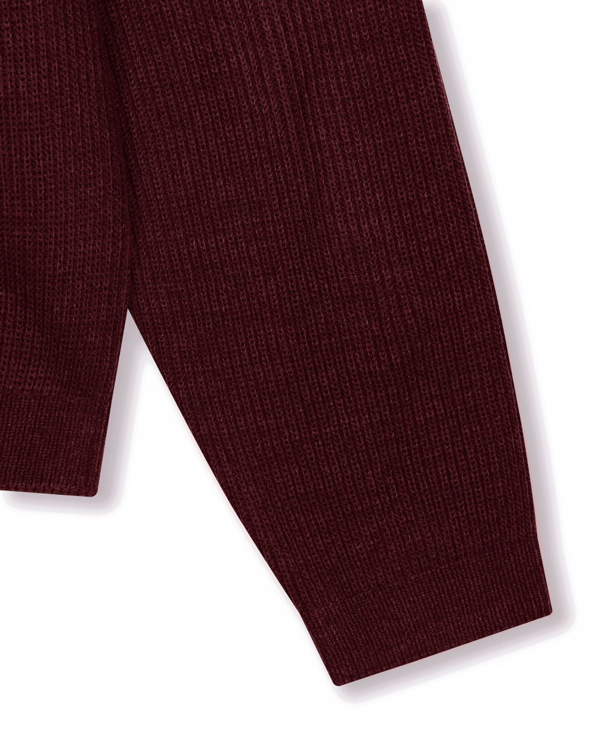 비슬로우(BESLOW) [비슬로우X데릭]CREW NECK SHORT CARDIGAN DARK RED