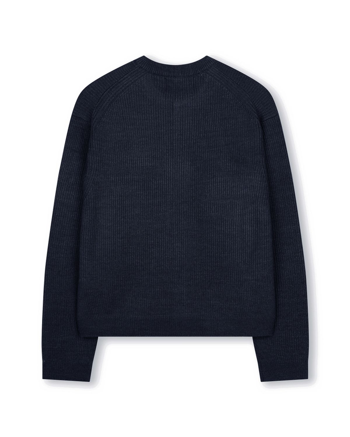 비슬로우(BESLOW) [비슬로우X데릭]CREW NECK SHORT CARDIGAN DARK NAVY