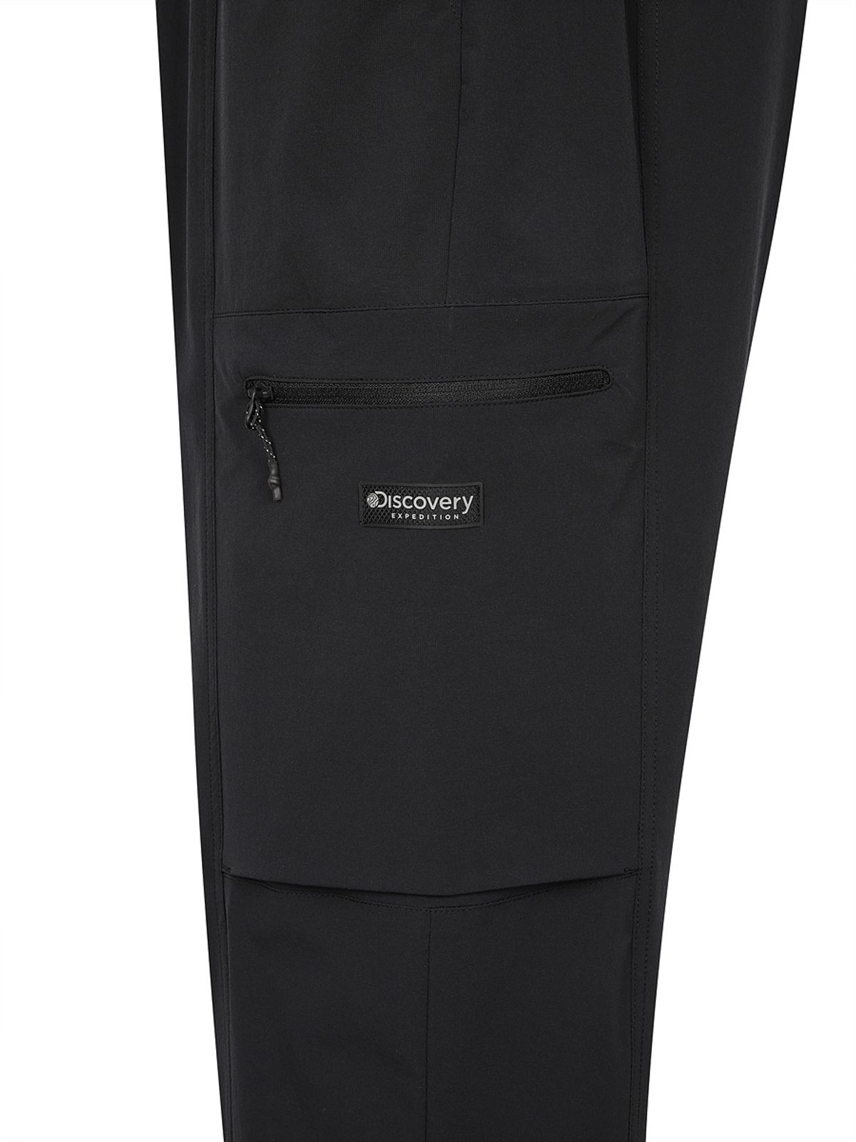 디스커버리 익스페디션(DISCOVERY EXPEDITION) 프레시벤트 남성 고프코어 파라슈트 카고팬츠 (BLACK)