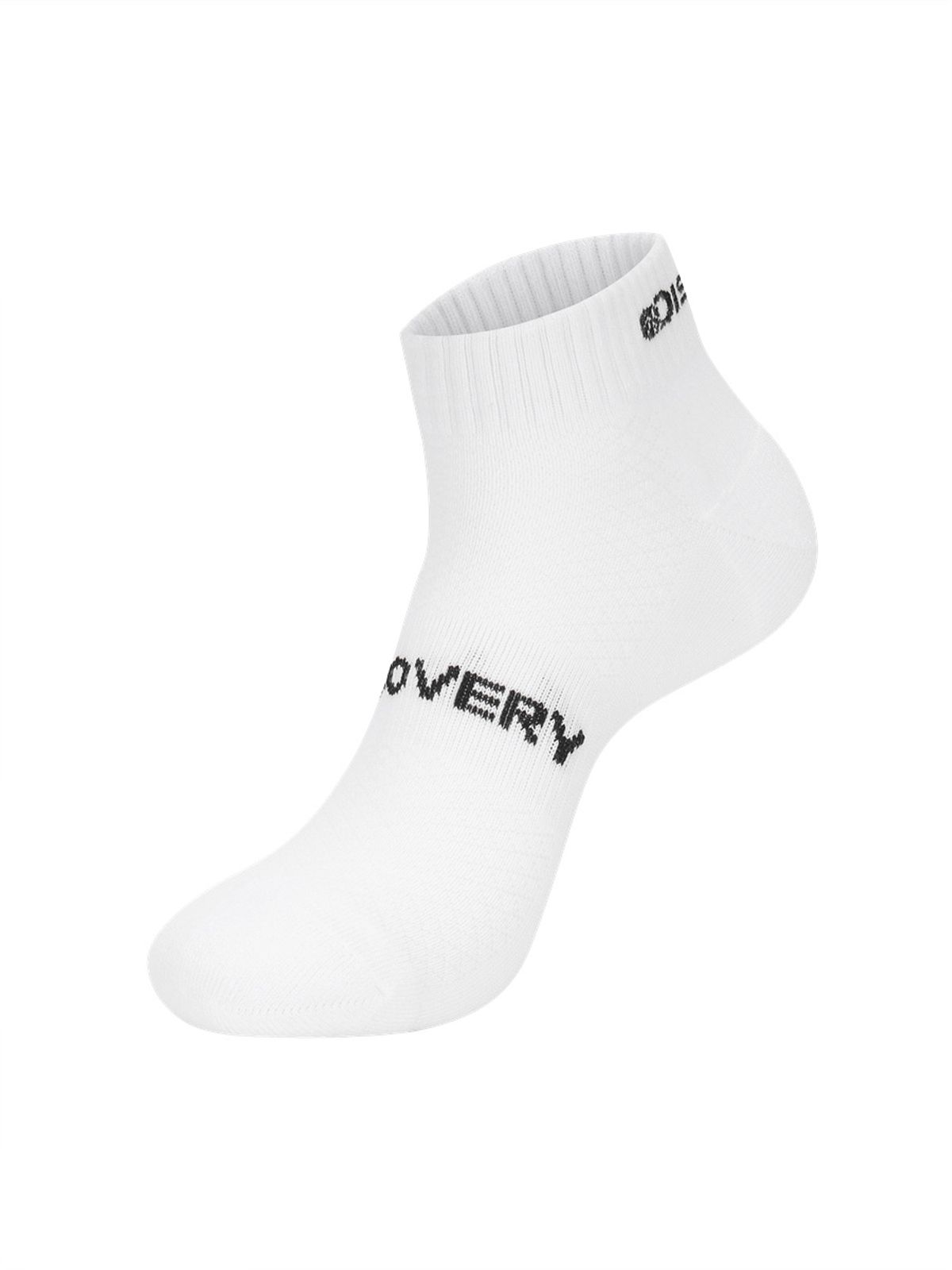 디스커버리 익스페디션(DISCOVERY EXPEDITION) 로고자카드 앵클삭스 (WHITE)