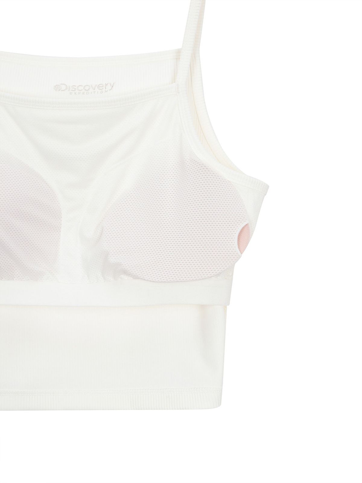 디스커버리 익스페디션(DISCOVERY EXPEDITION) 우먼스 골지 브라탑 (WHITE)