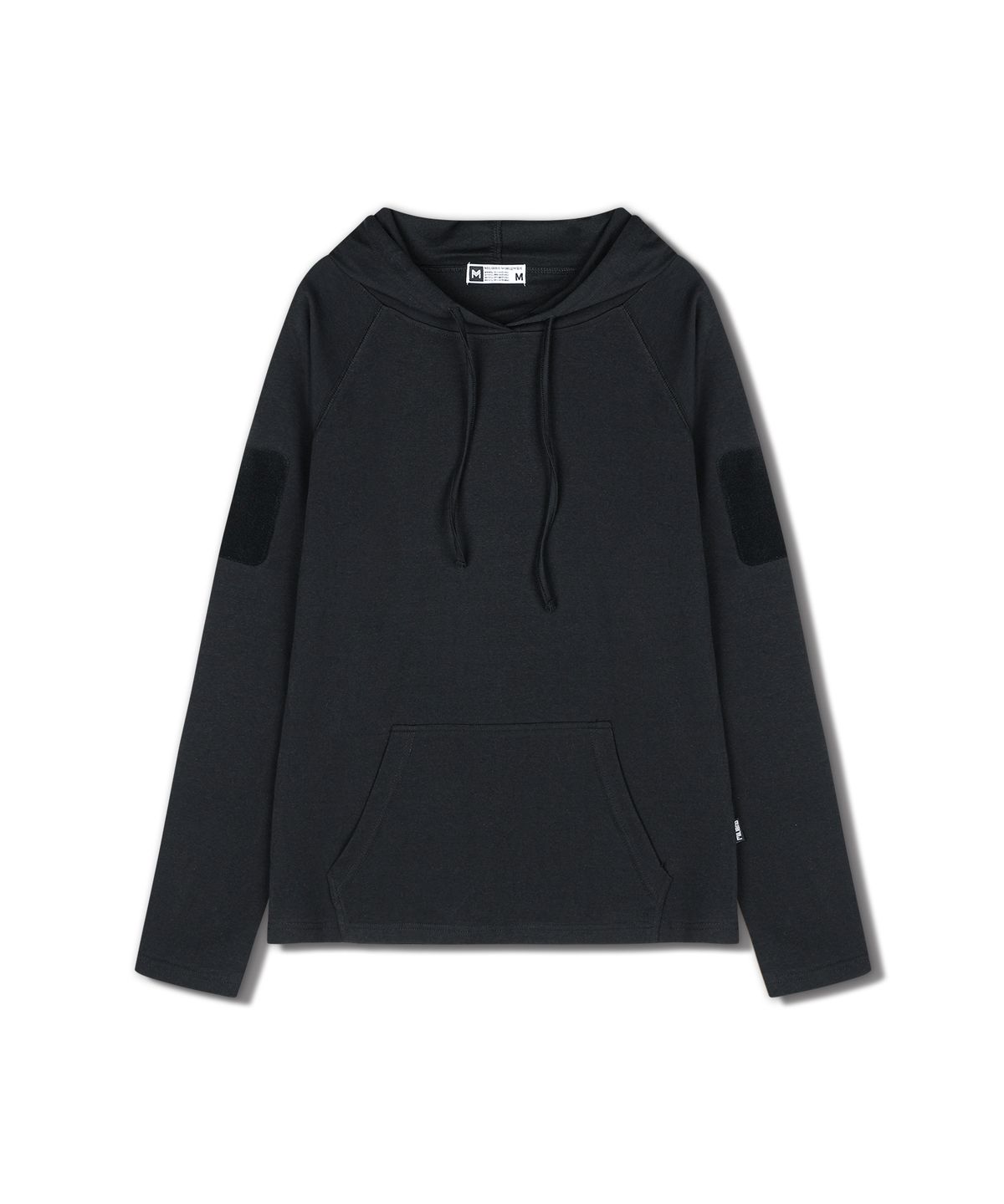 밀리브로(MILIBRO) 컴포트 풀오버 USA Fit 후드티 검정